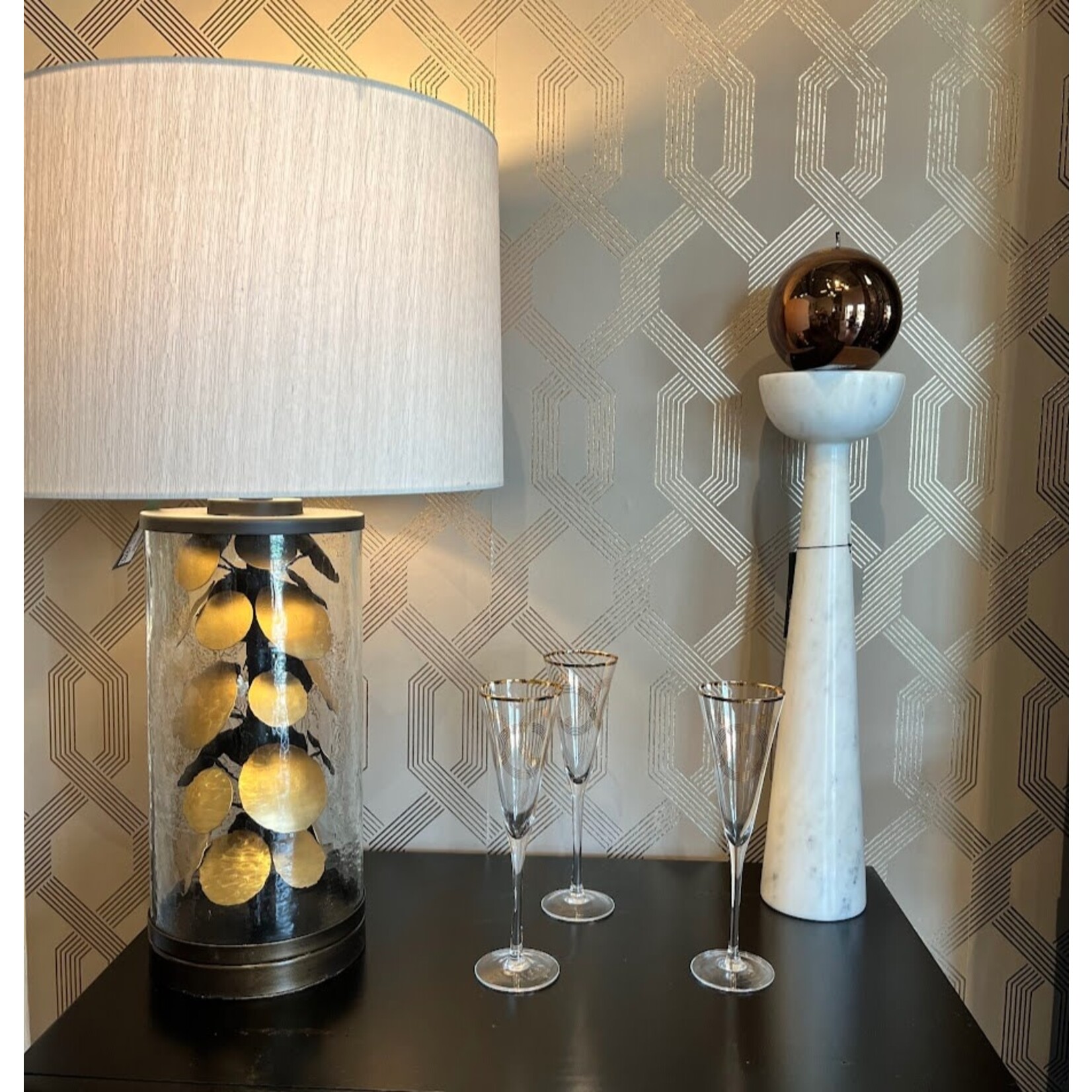 Zodax Celebration Champagne Flute Glass