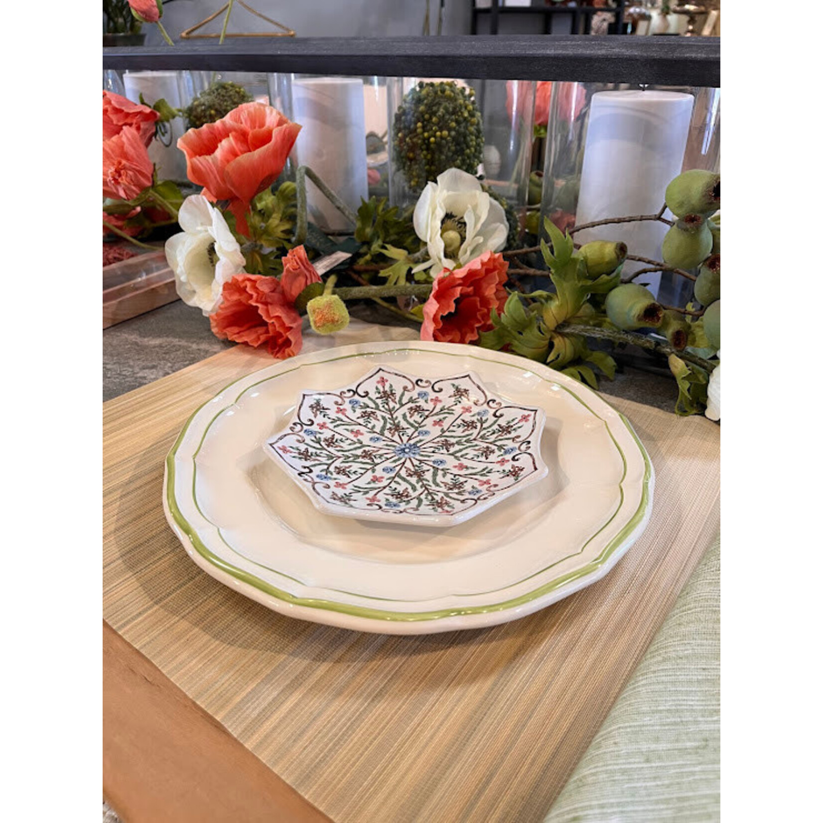 Kim Seybert Ombre Placemat Ivory and Natural
