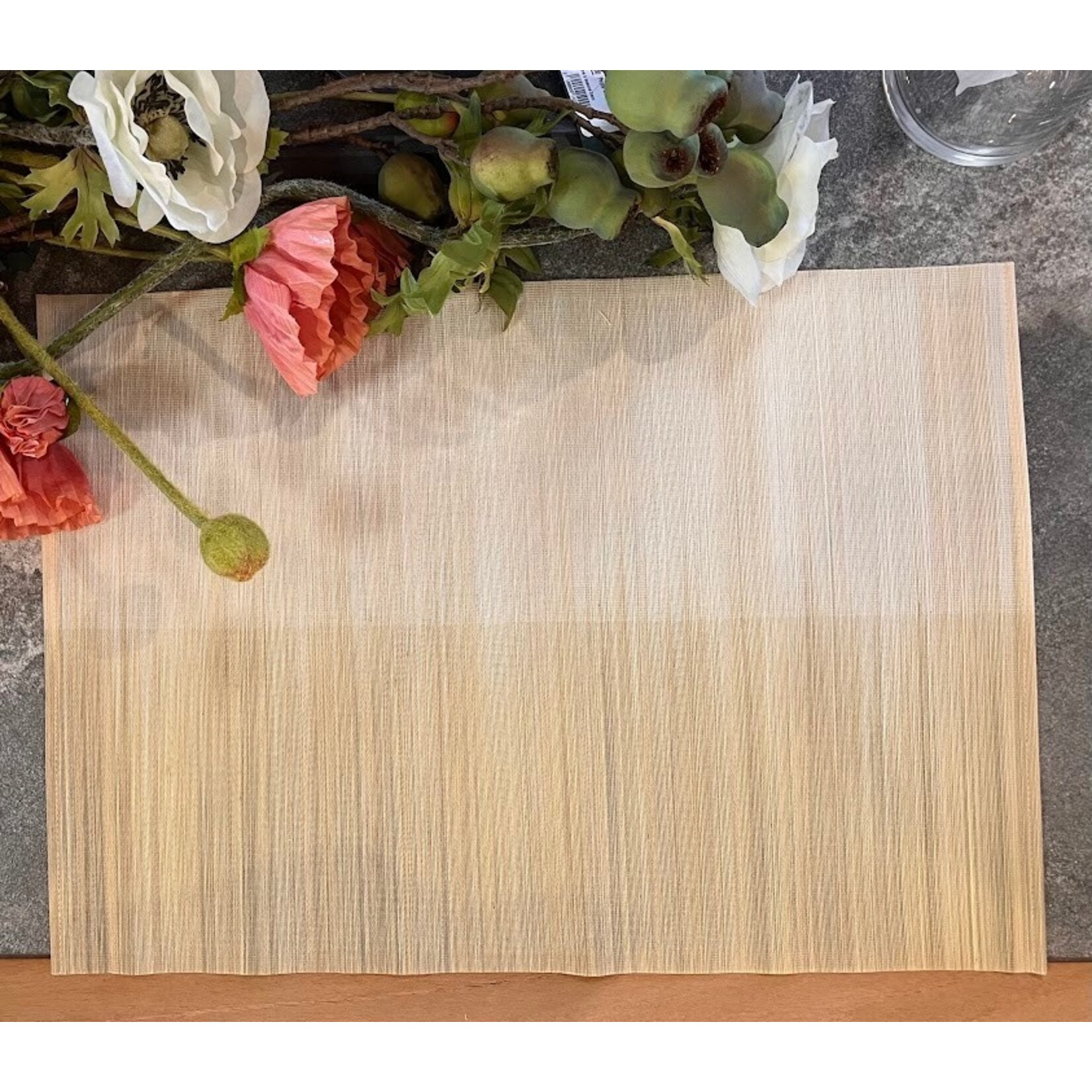 Kim Seybert Ombre Placemat Ivory and Natural