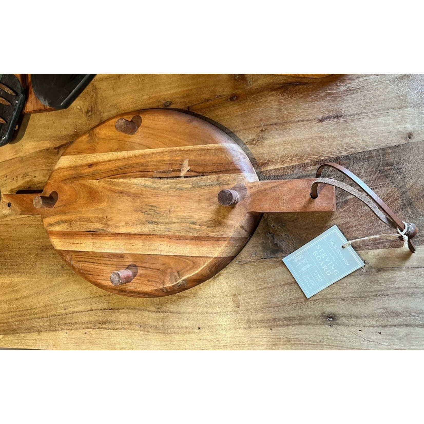 Two's Company Footed Serving Board