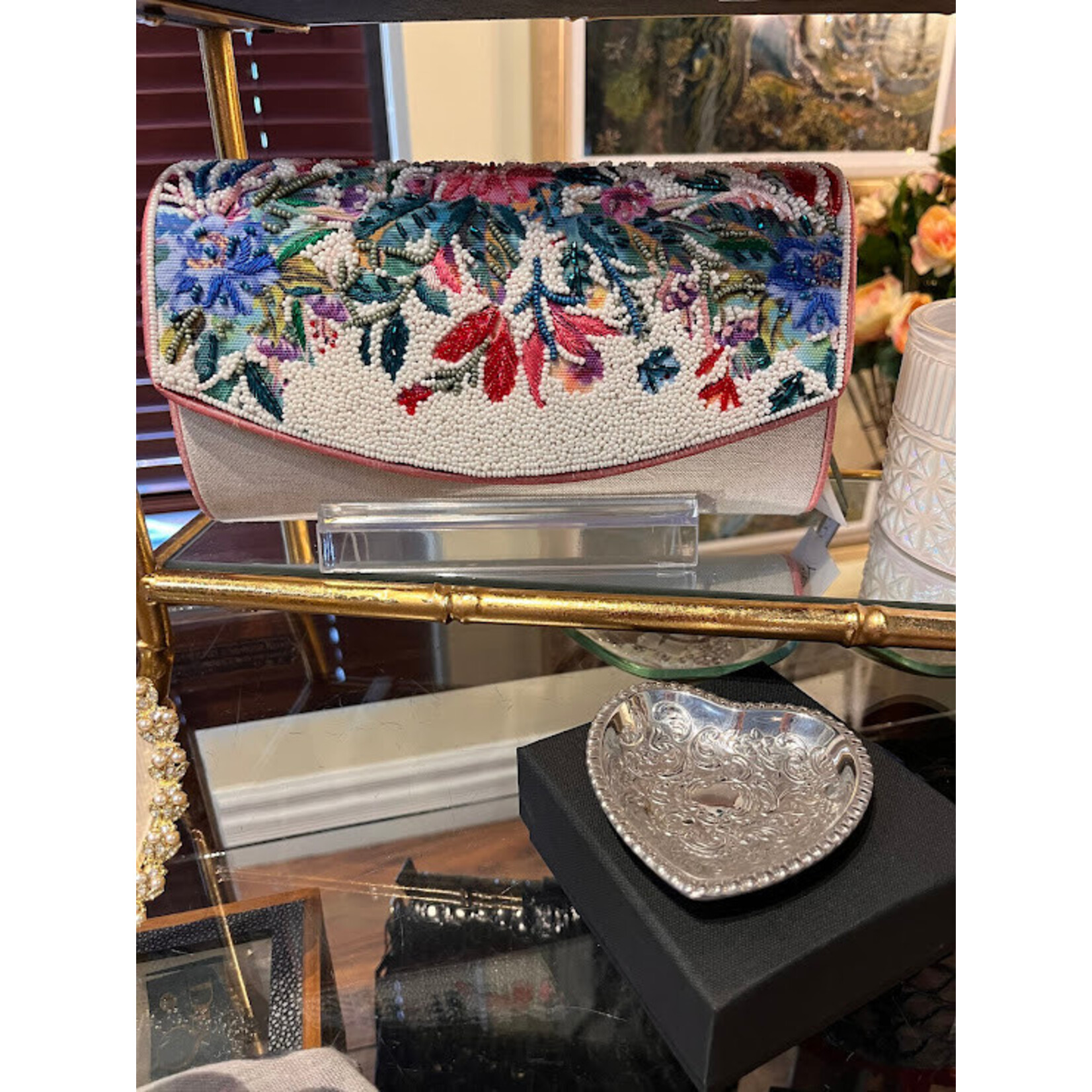Corbell Silver Heart Dish Pewter