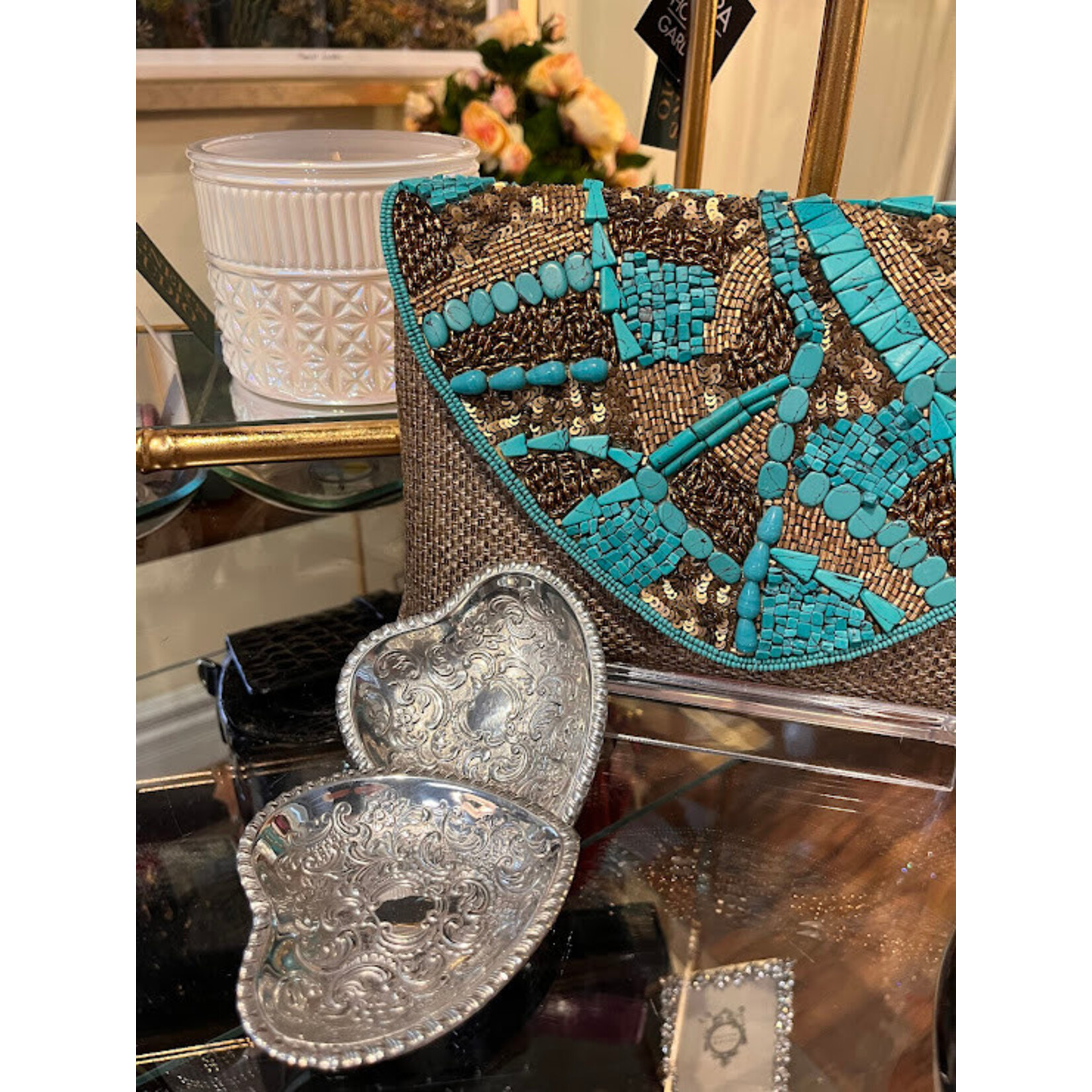 Corbell Silver Heart Dish Pewter