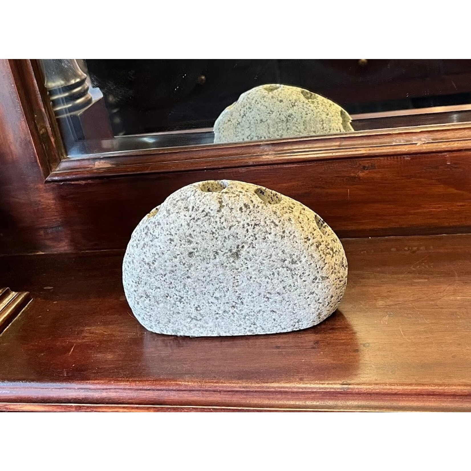Funky Rock Designs Stone Wine Stopper Holder