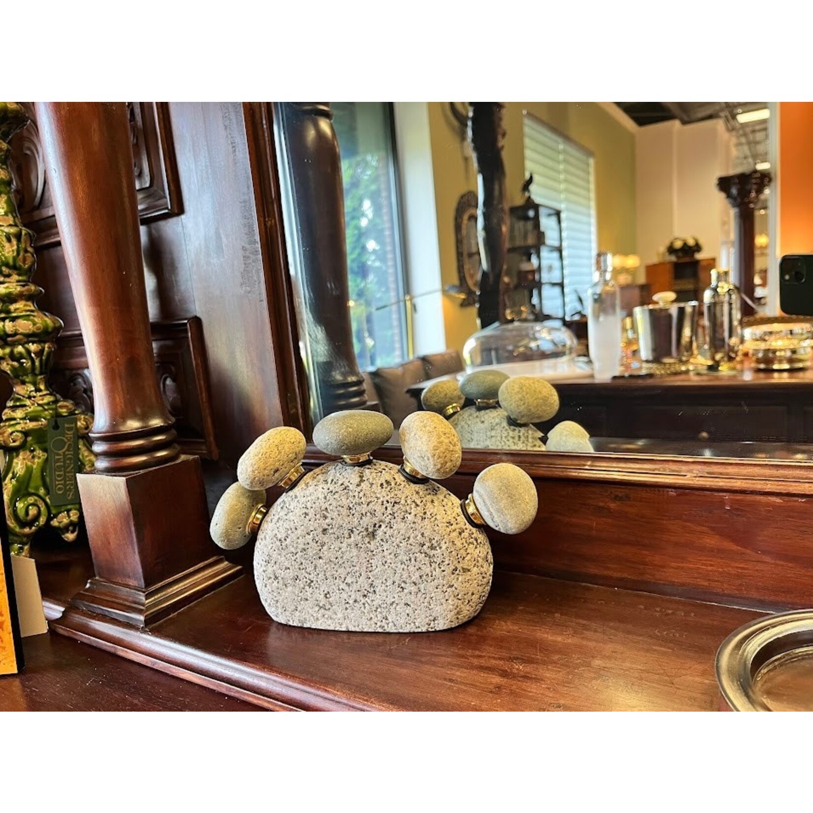 Funky Rock Designs Stone Wine Bottle Stopper