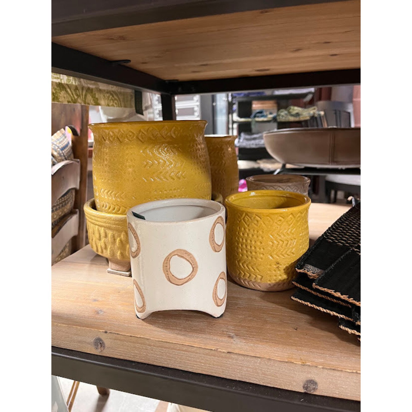 Napa Home and Garden Amory Mid-Century Cachepot - Small 4" x 4"