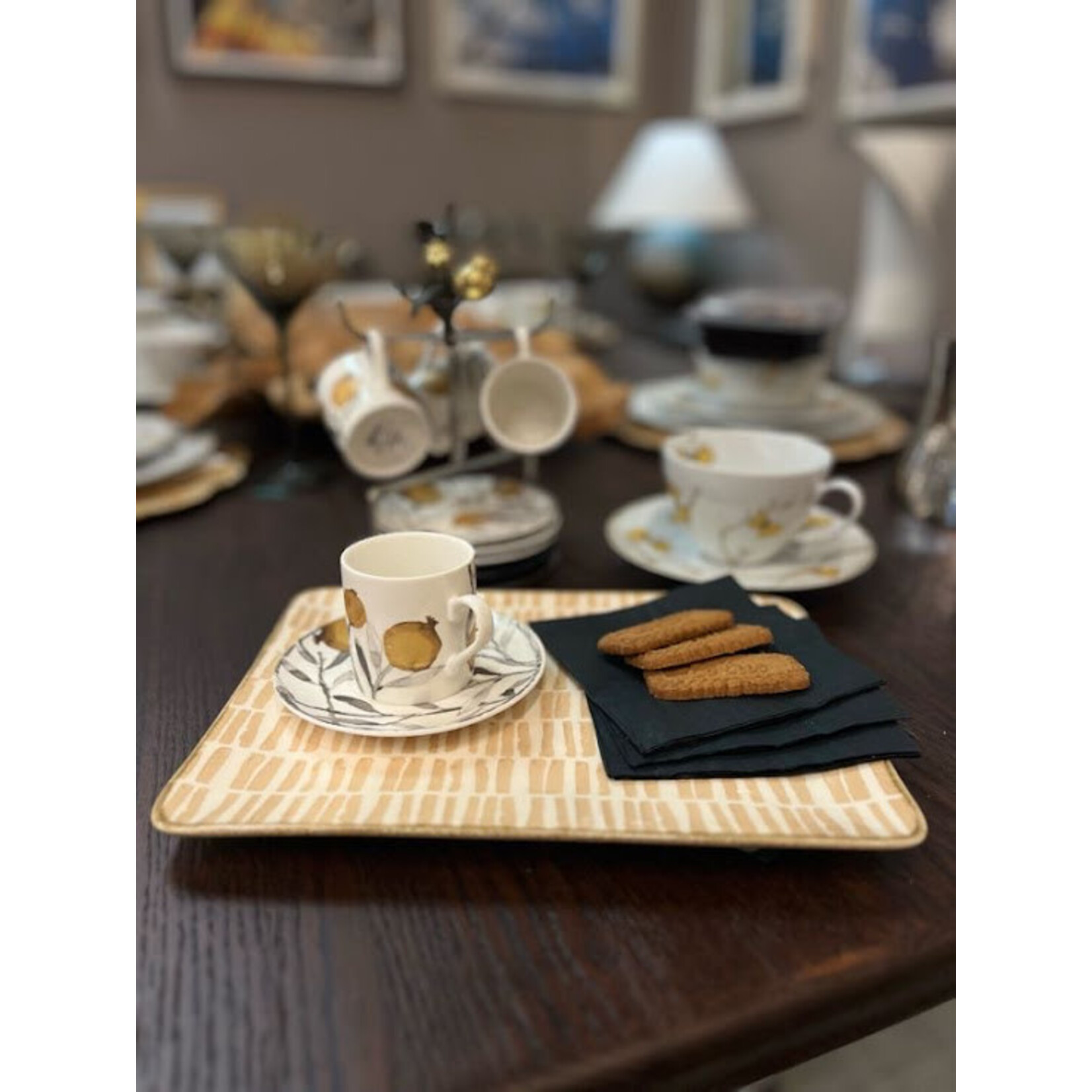 Vietri Earth Bamboo Rectangular Platter 11x8