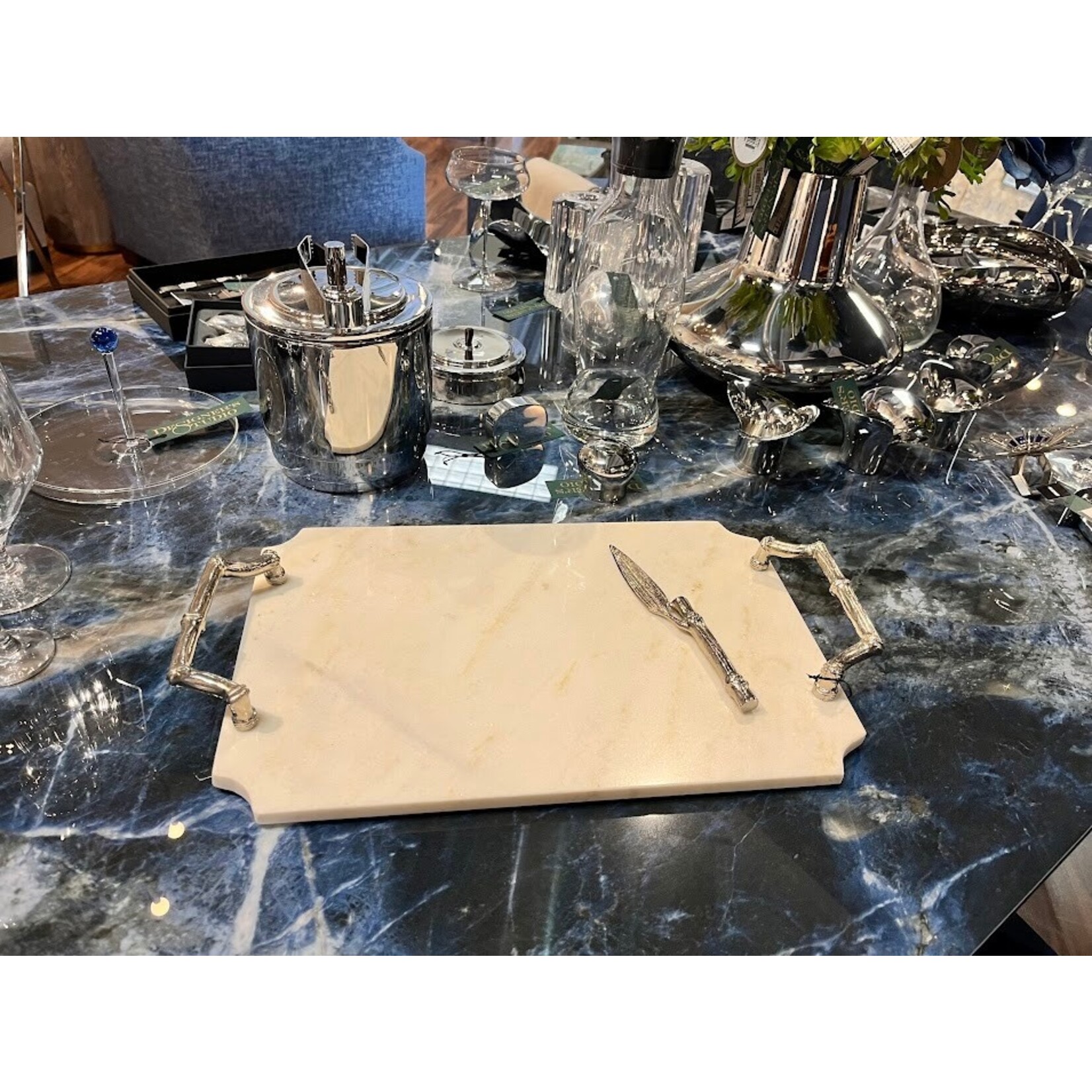 Michael Aram Bamboo Cheese Board & Knife