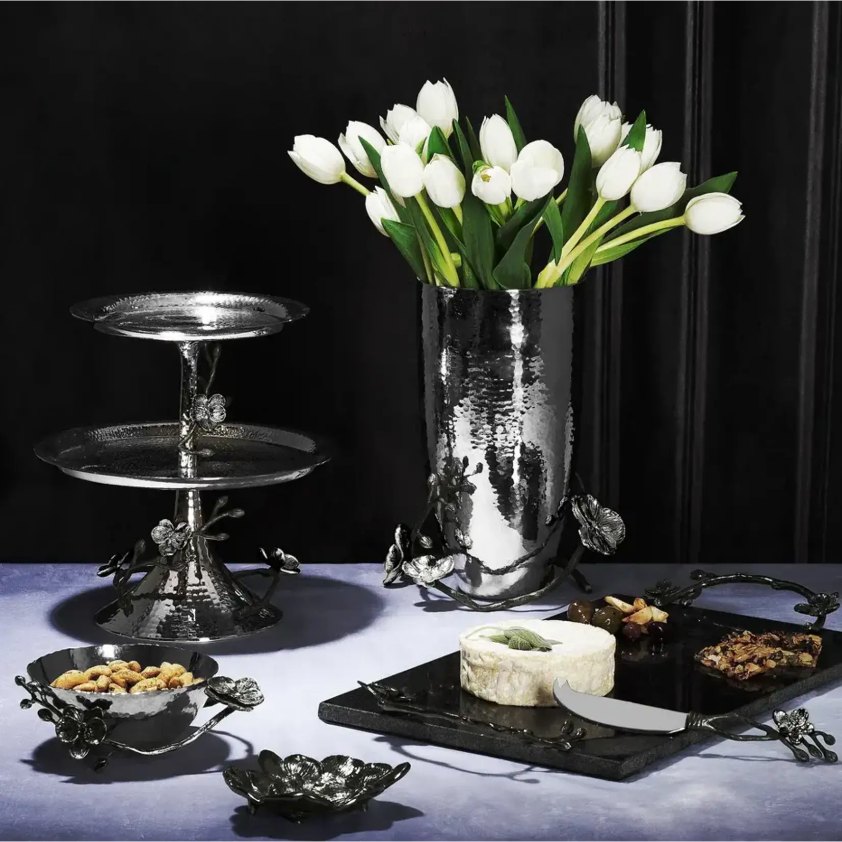 Michael Aram Black Orchid Cheese Board Large