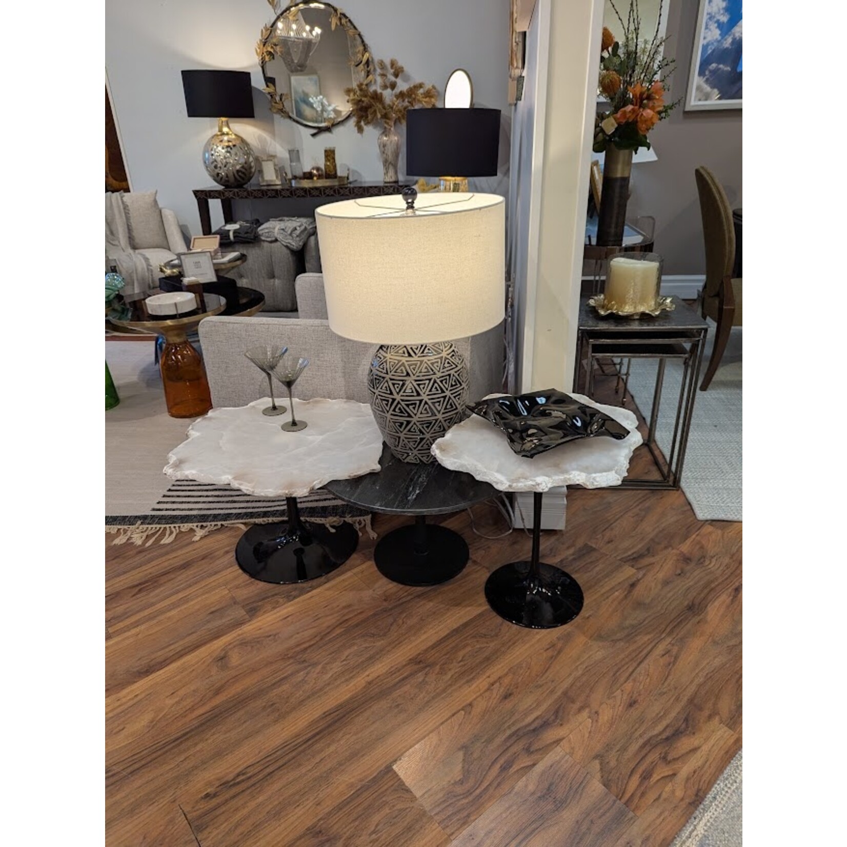 Stone International Alabaster Small Coffee Table