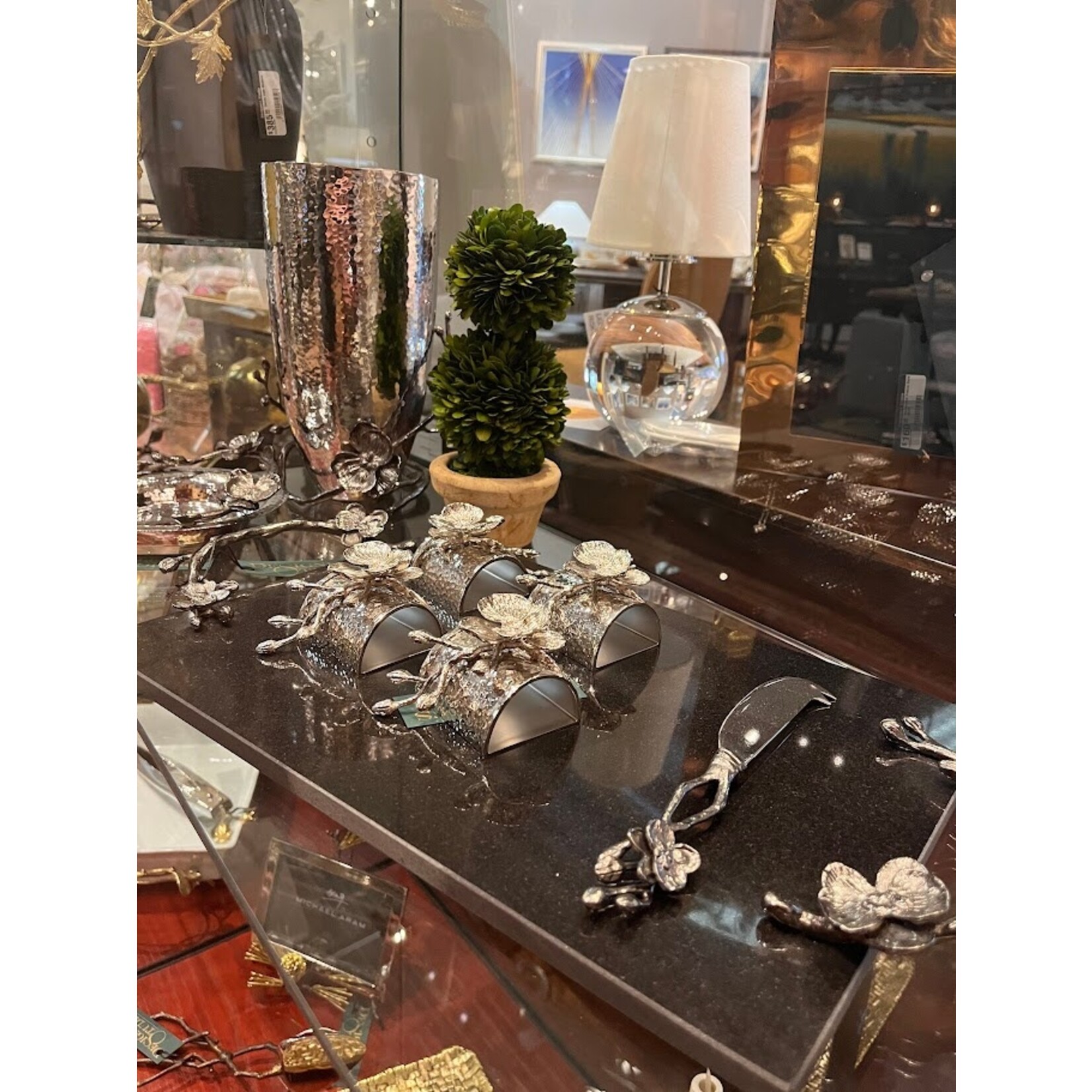 Napa Home and Garden Topiary in Small Pot Boxwood Preserved