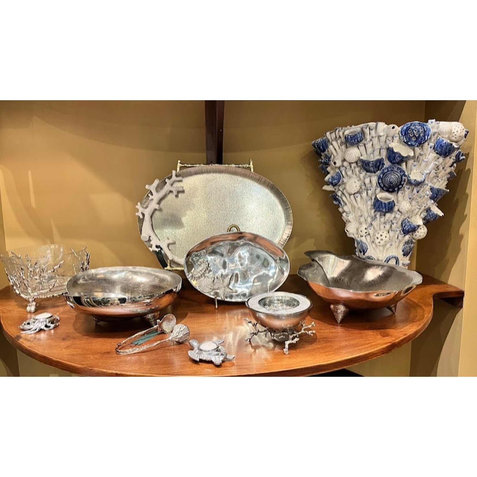 Michael Aram Ocean Reef Large Nautilus Shell Bowl