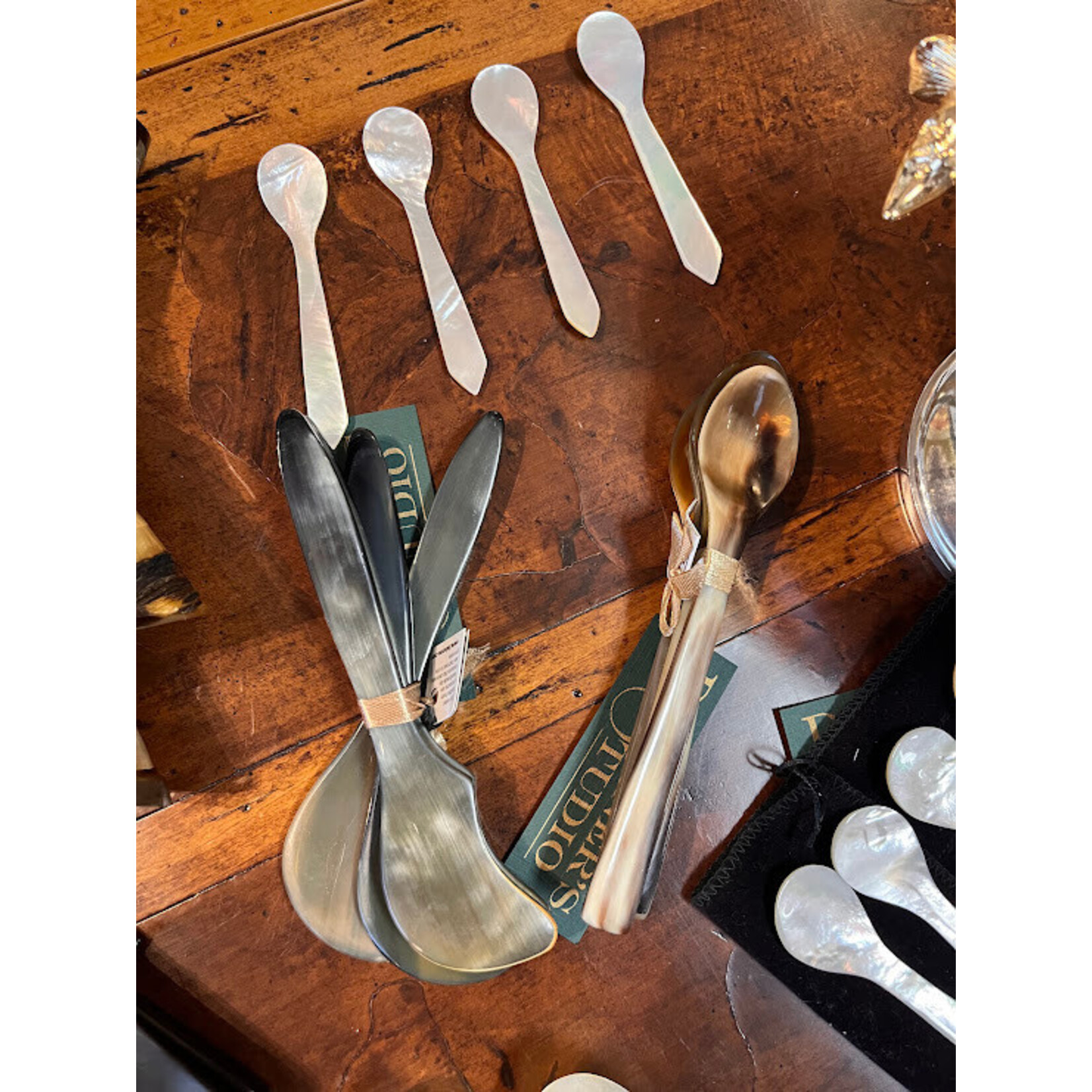 be Home Horn Teaspoon 6" Set of 4