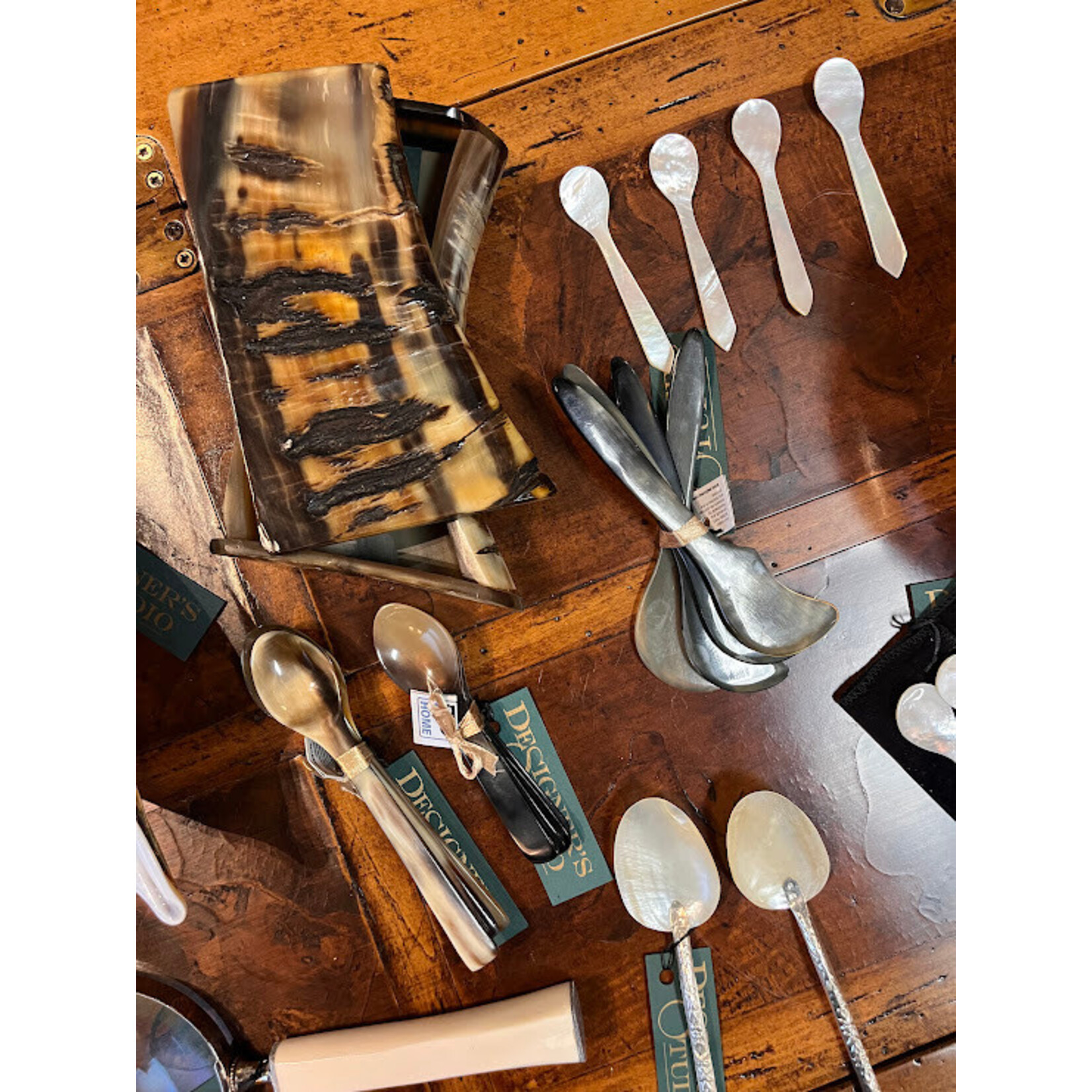 be Home Horn Teaspoon 6" Set of 4