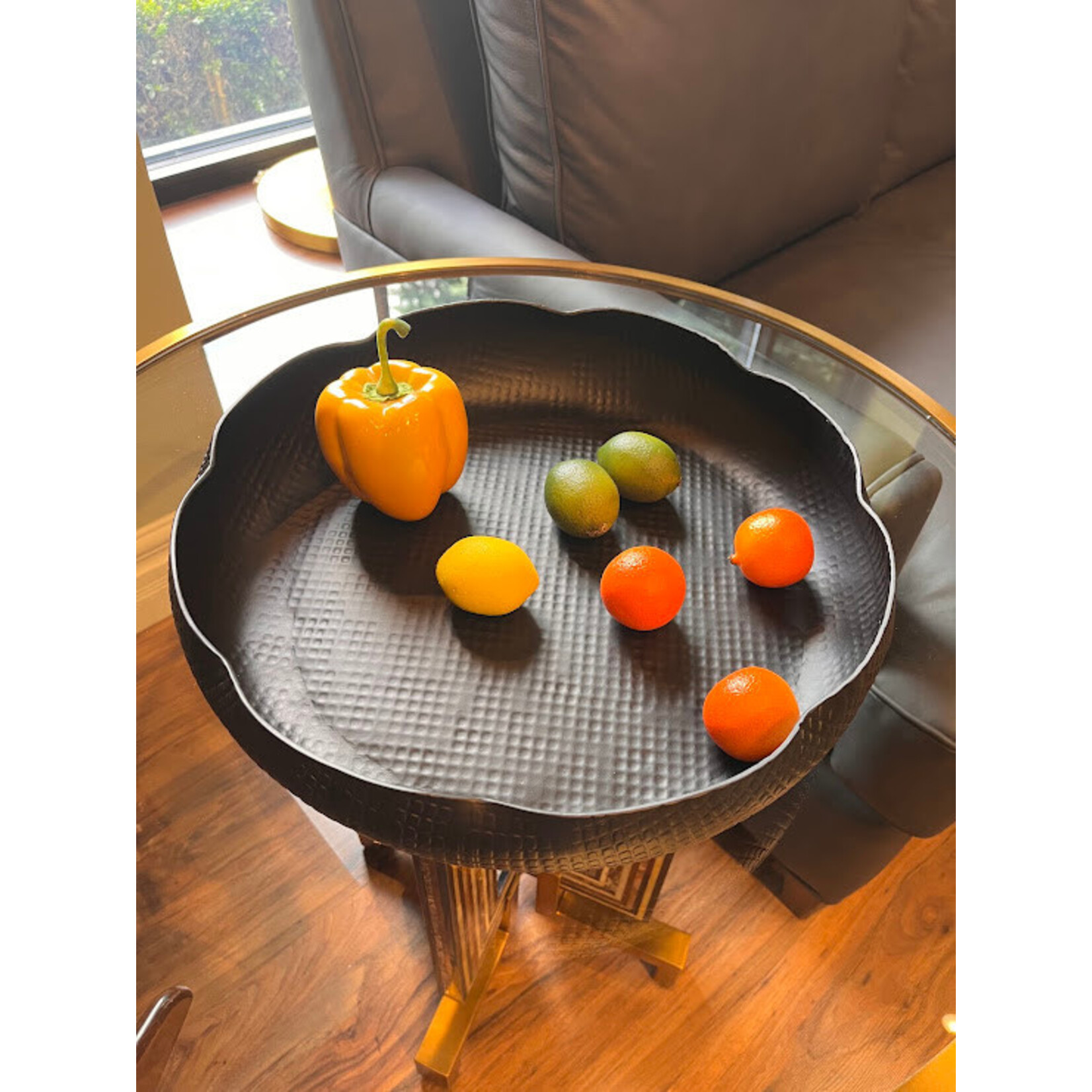 be Home Wallis Aluminum Low Bowl