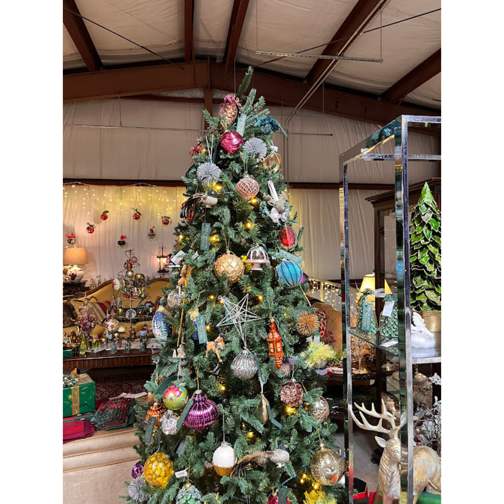 Katherine's Collection Teal Jewel Tone Nativity Fluffle Small Bird Ornament