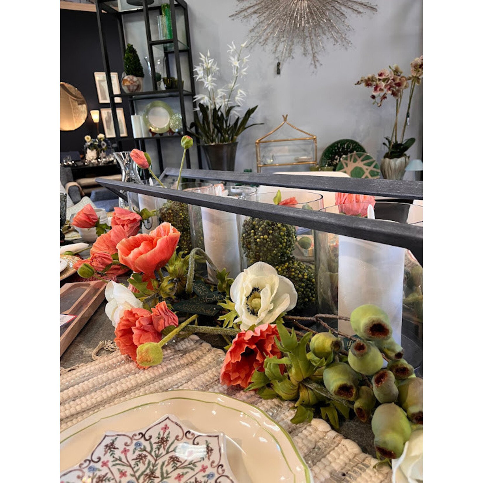 Napa Home and Garden Baxton Aged Zinc 5 Pillar Candleholder