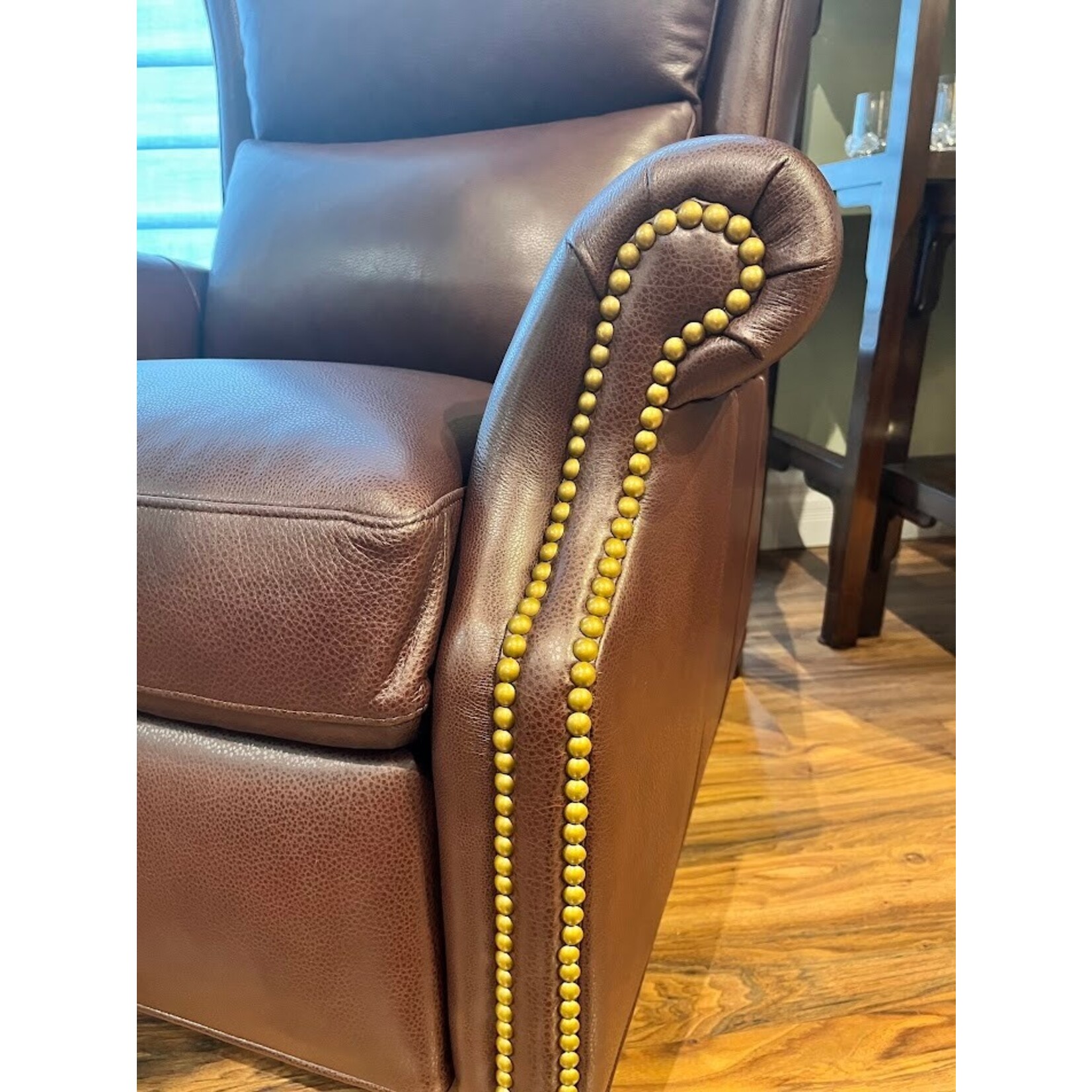 Hancock & Moore LLC Stillwell Power Recliner Fenway Cedar Leather