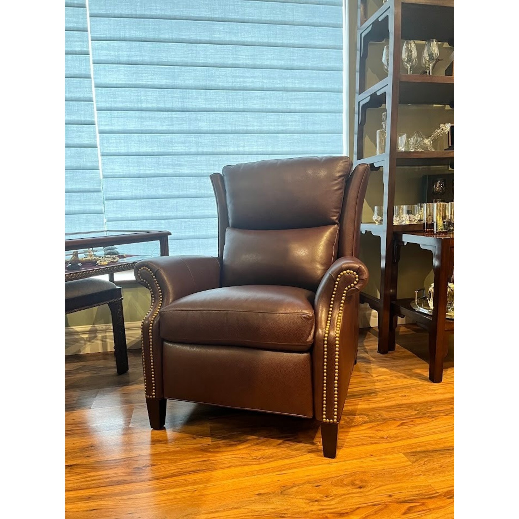 Hancock & Moore LLC Stillwell Power Recliner Fenway Cedar Leather