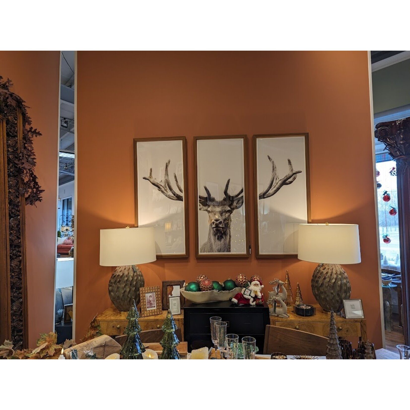 Zodax Rustic Metallic Green Ornament