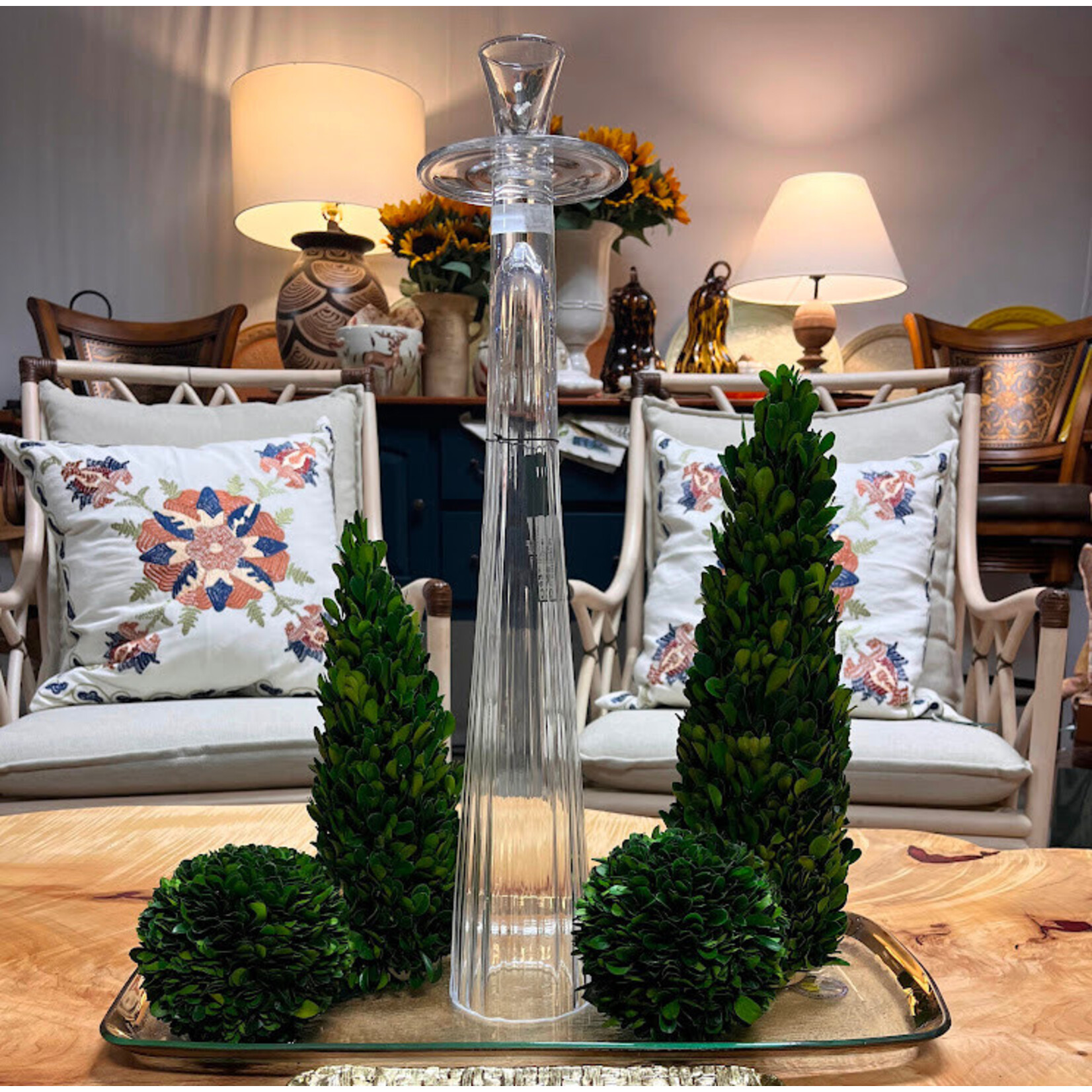 Winward Home Preserved Boxwood Ball 5"