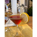 Jeremy Place Frosted Pink Martini Faux with Lemon