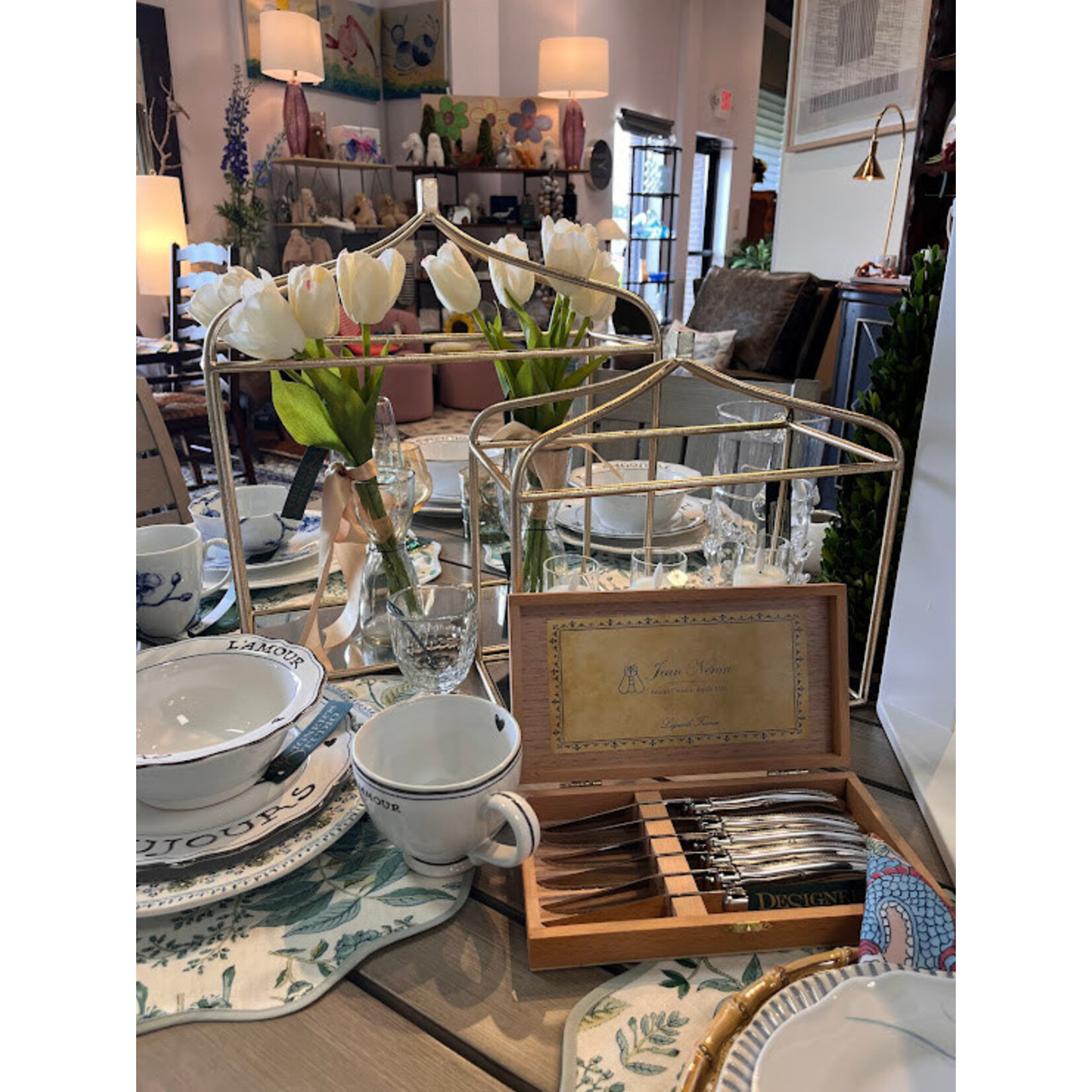 Napa Home and Garden Abbey Mirrored Wall Shelf Small