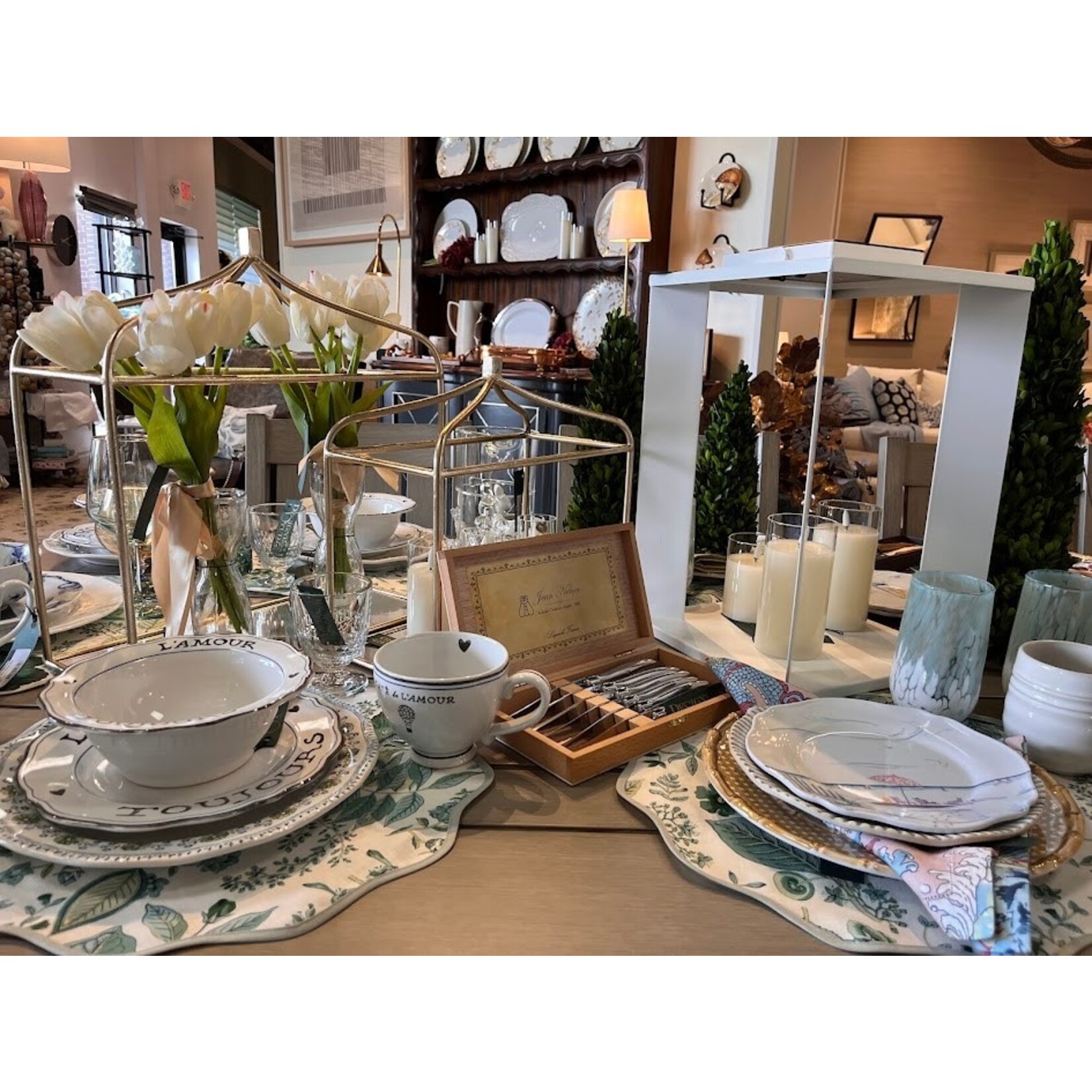 Napa Home and Garden Abbey Mirrored Wall Shelf Small