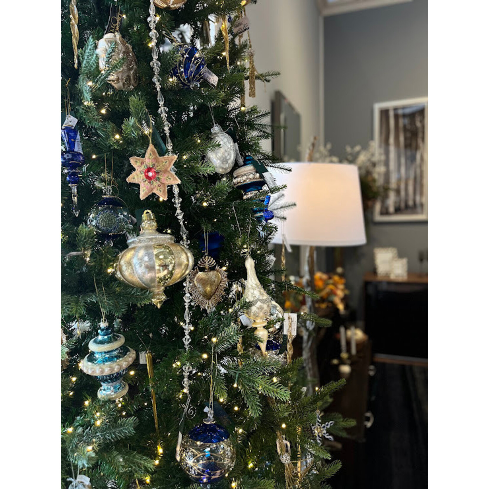 Winward Floral & Seasonal Decor Clear Acrylic Beads Garland 6'