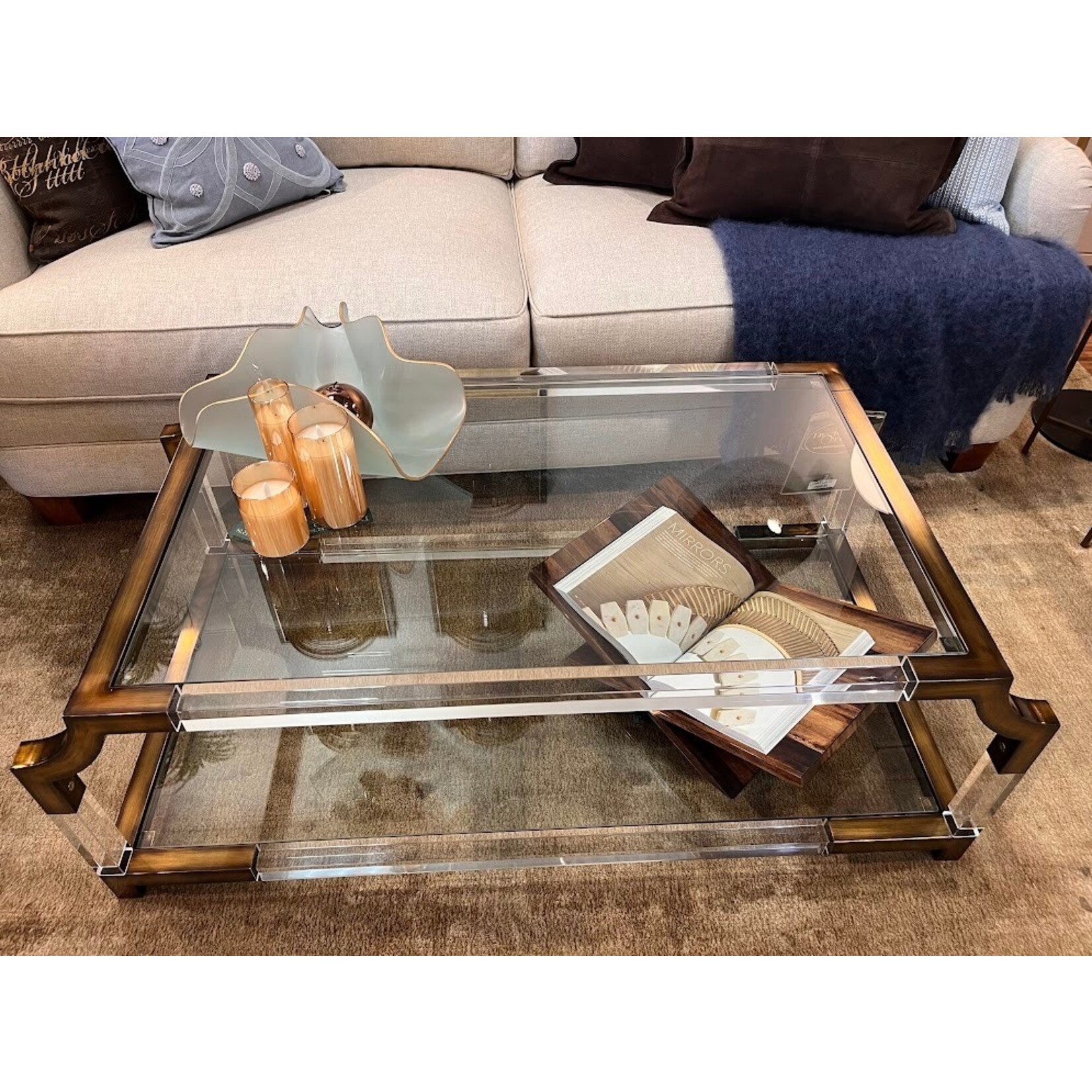 Gabby Kensley Coffee Table Mountain Brass