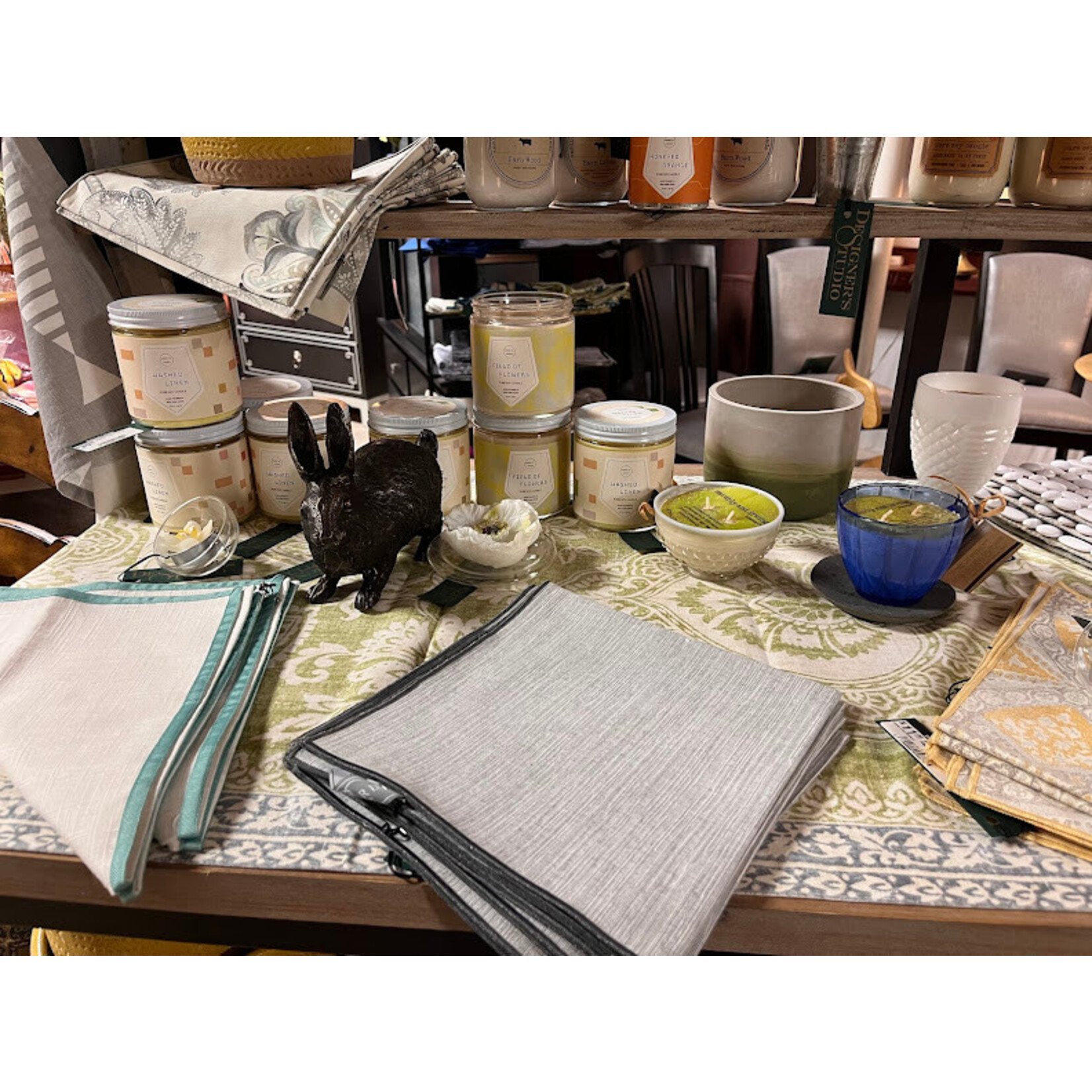 Napa Home and Garden Ashland Green Cylinder Cachepot - Small 5.5" x 4.25"