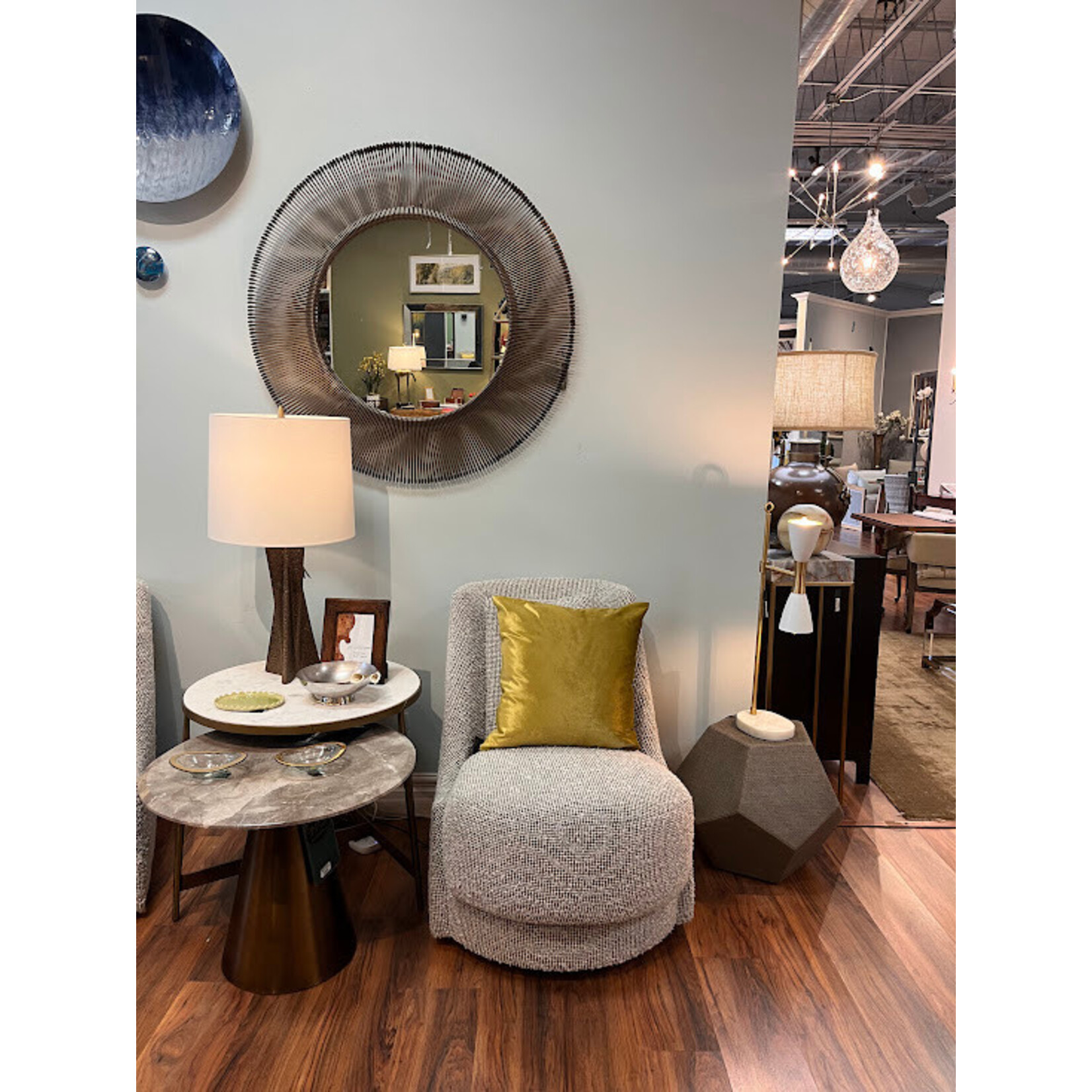 Baker Furniture McGuire Boracay Side Table Madeira