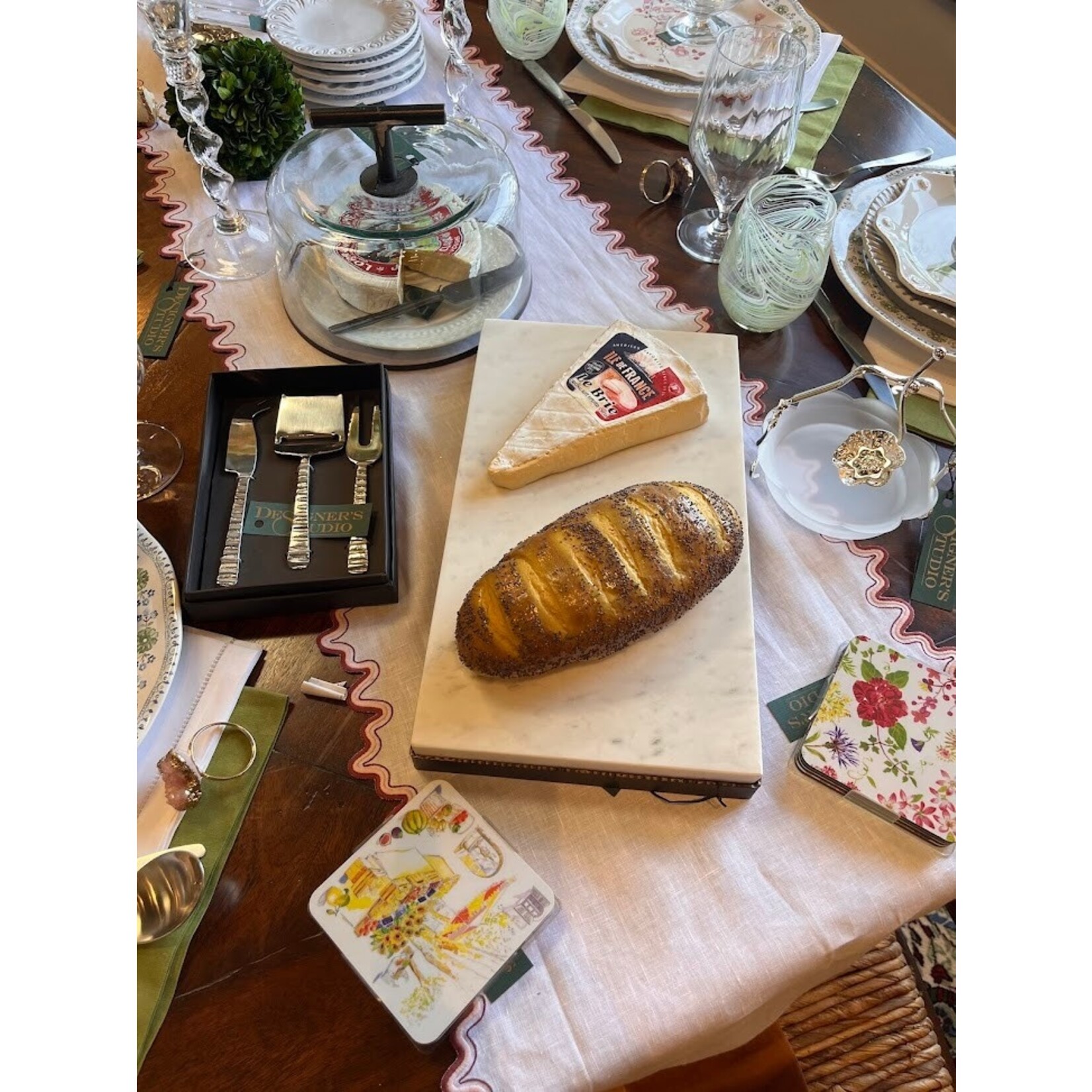 Napa Home and Garden Campania Rectangle Marble Serving Board