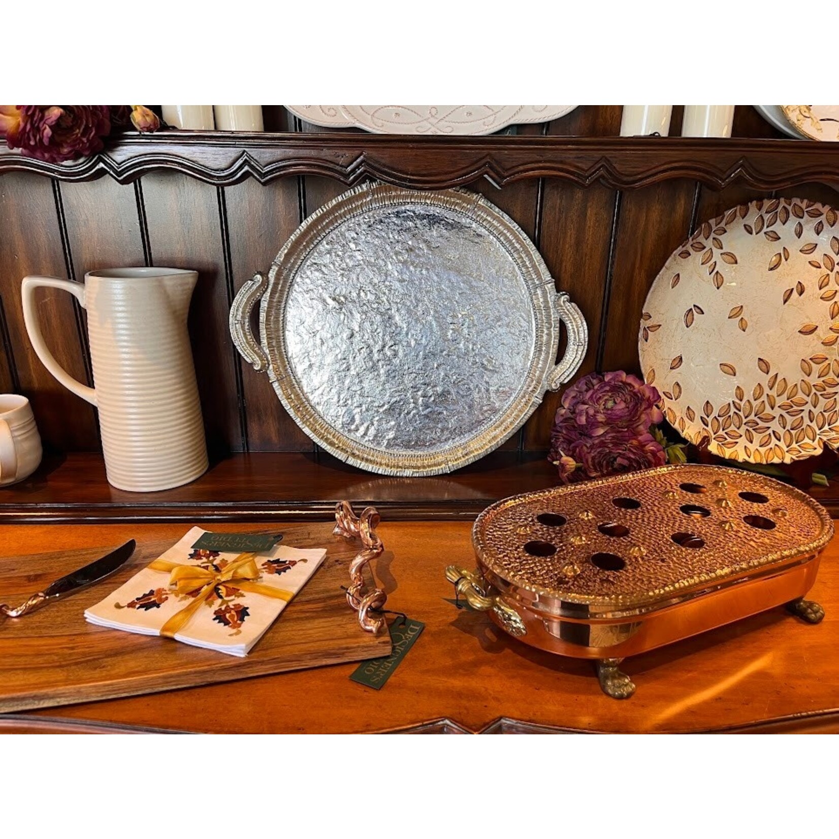 Carole Stupell LTD Vintage Italian Copper Food Warmer Rectangle