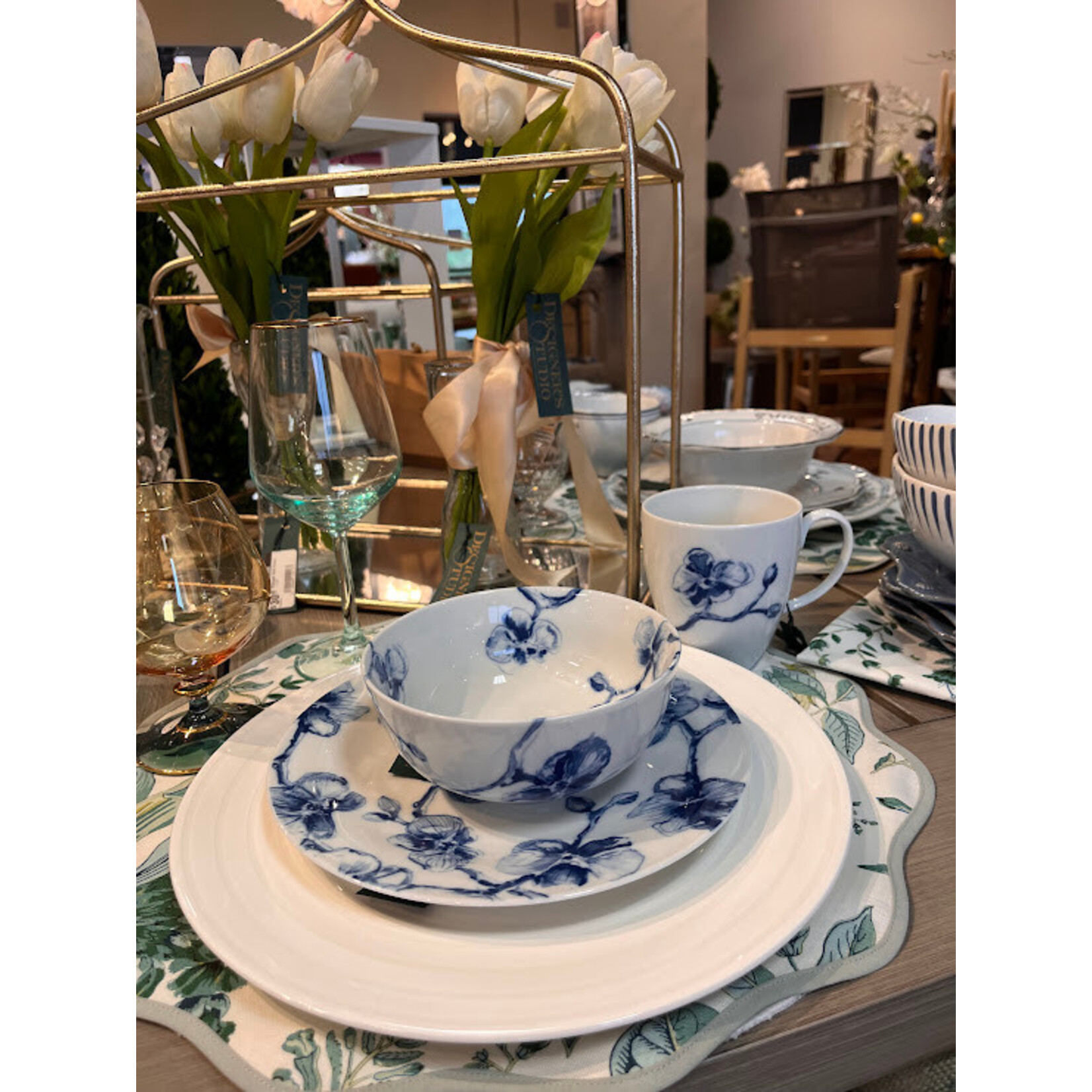 Michael Aram Blue Orchid Salad Plate