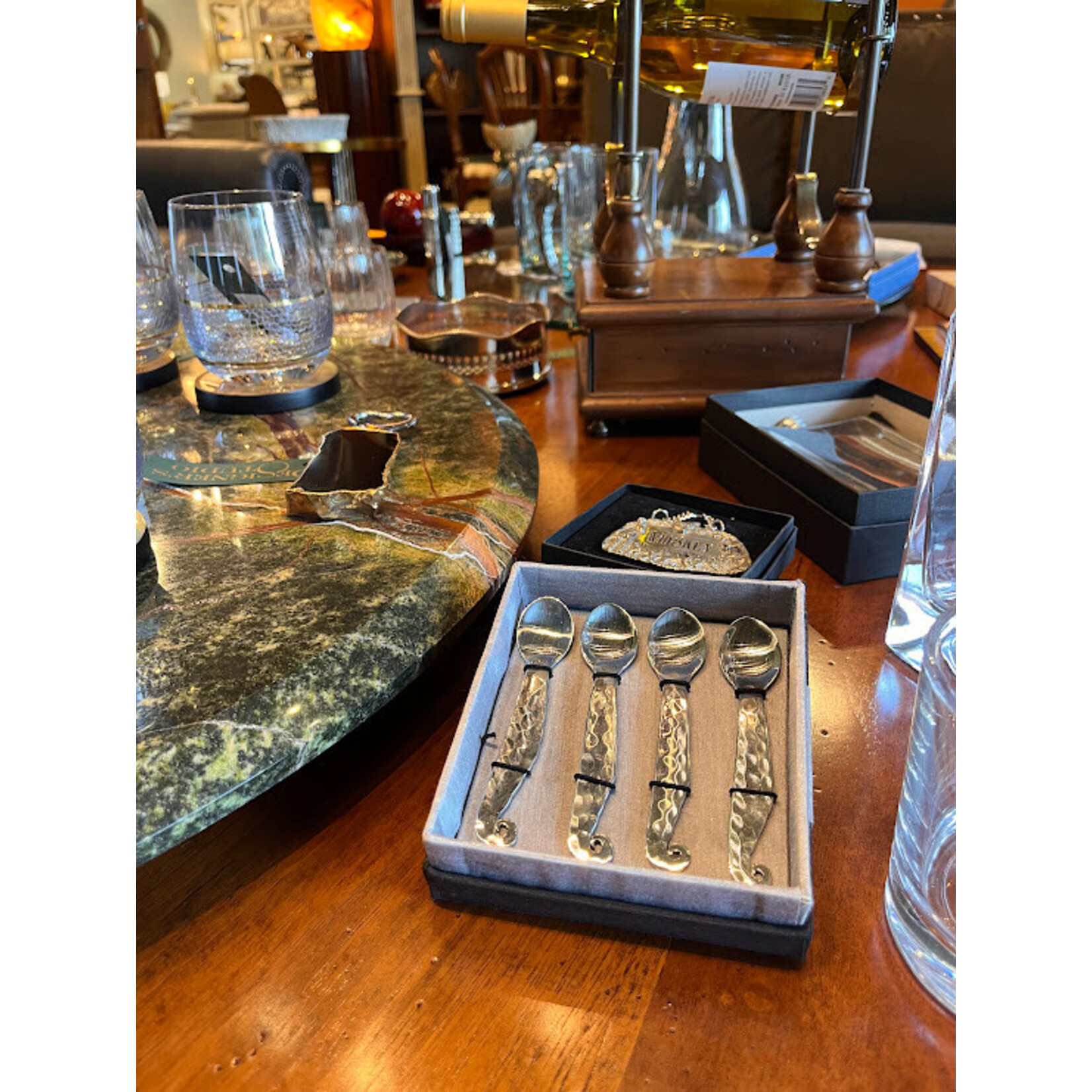 Mantra International AL. Espresso Spoon Gift Set of 4