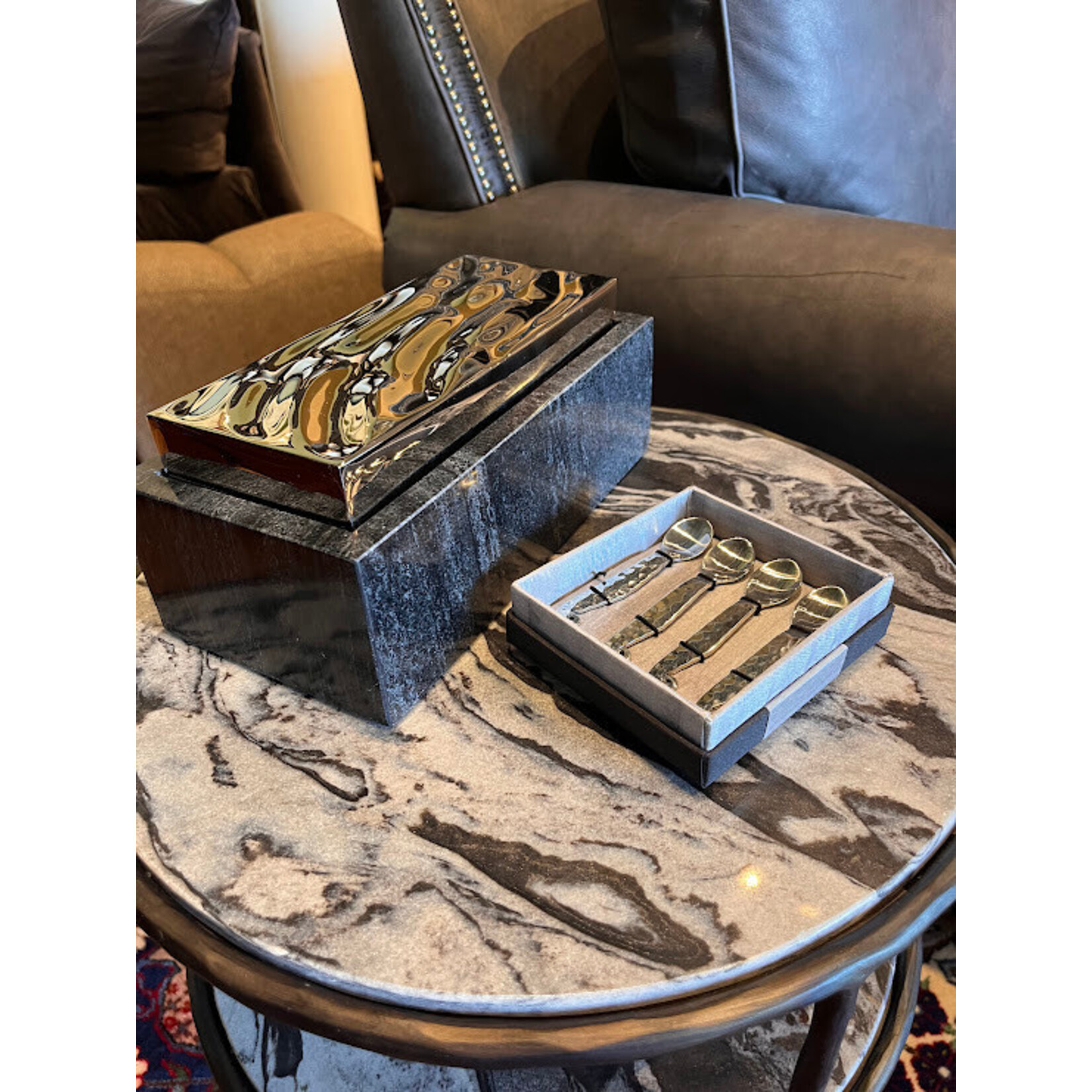 Mantra International AL. Espresso Spoon Gift Set of 4