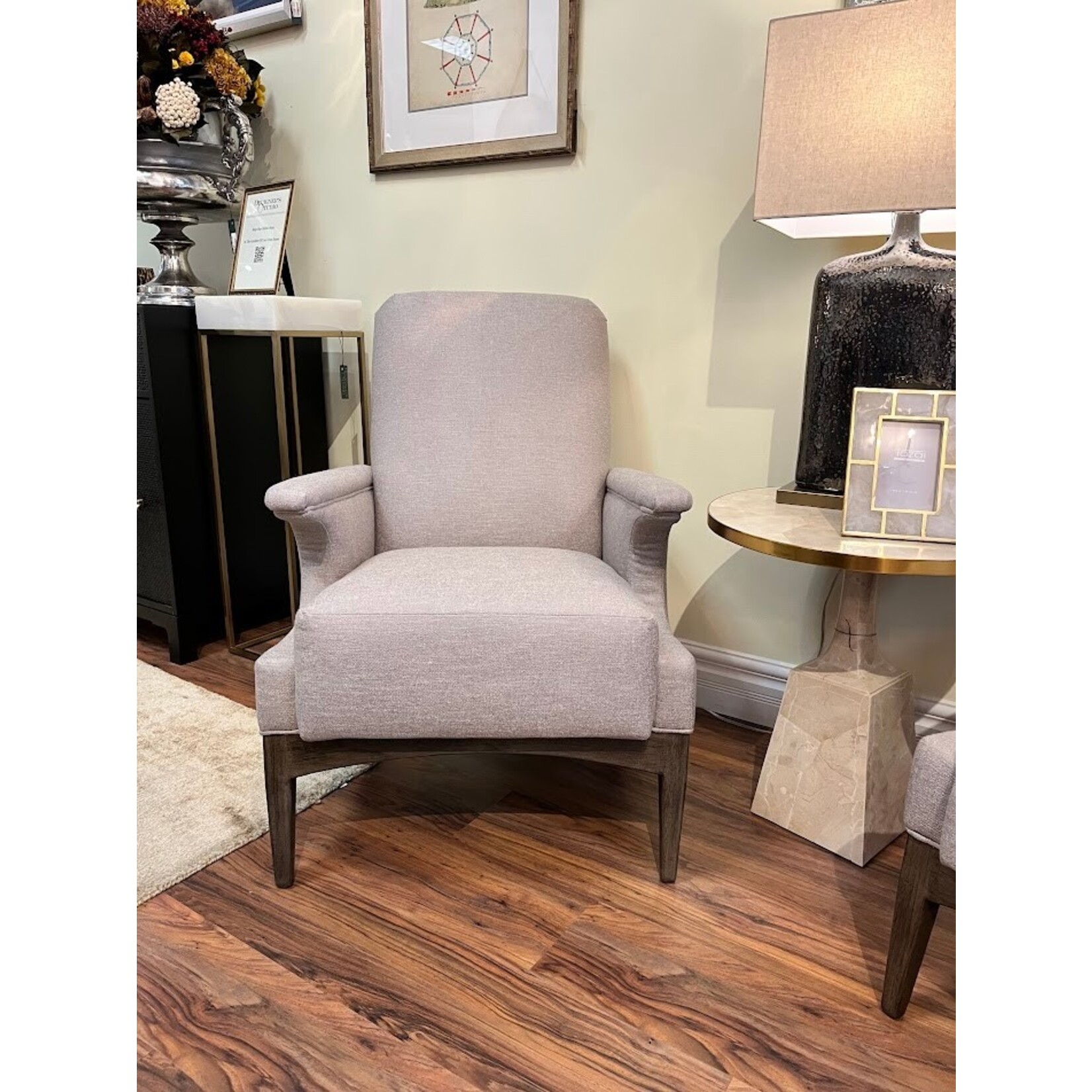 Taylor King Gallery Chair Vani Stone