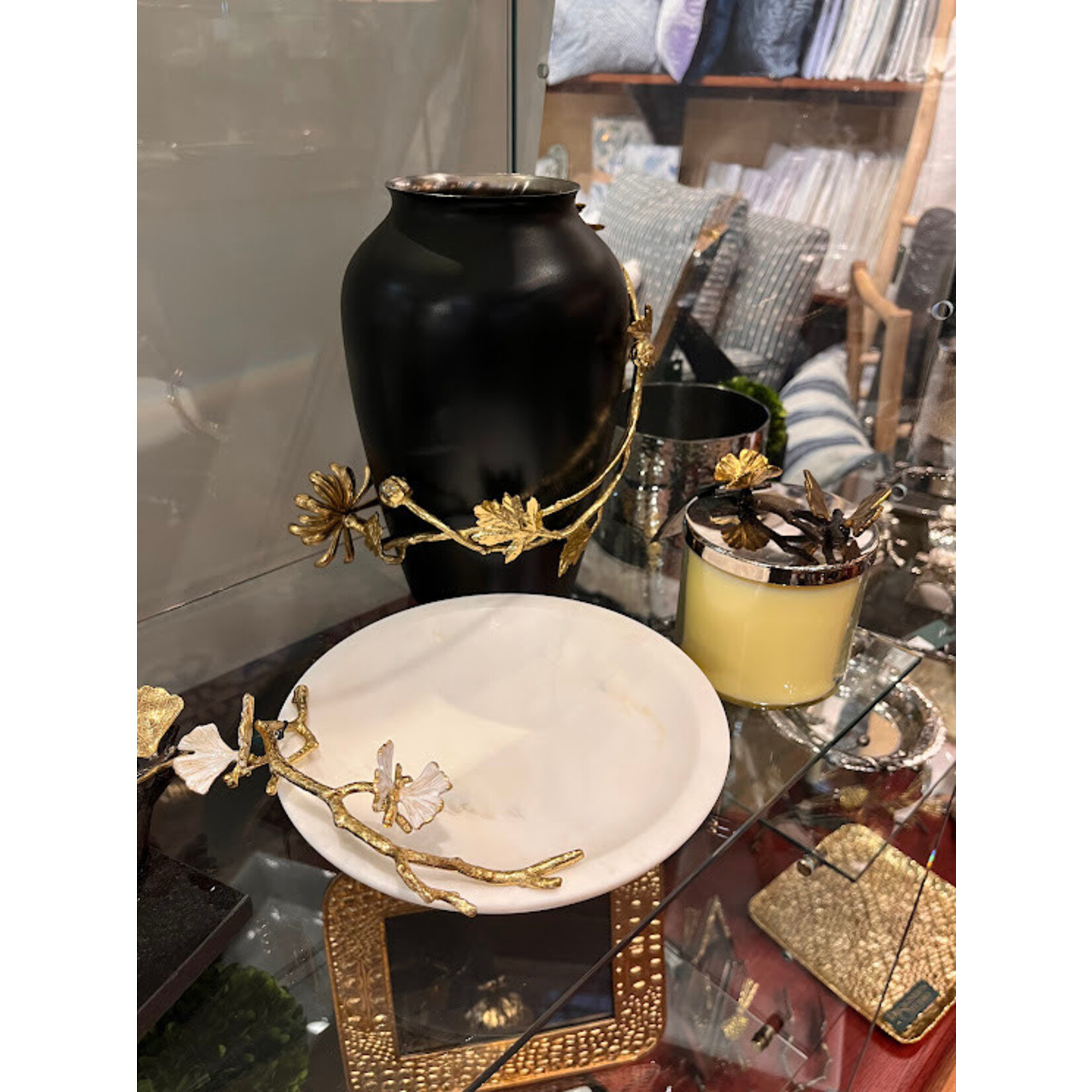 Michael Aram Butterfly Ginkgo Gold Trinket Dish