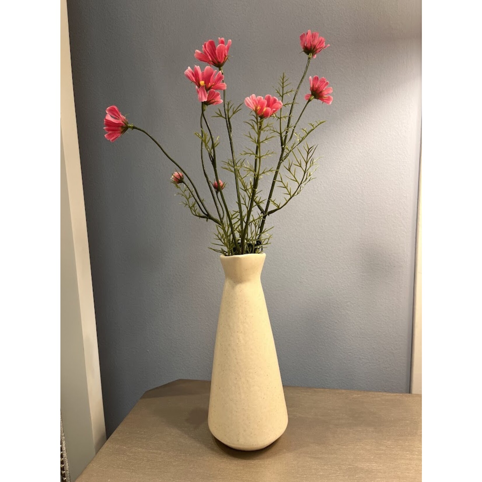 Napa Home and Garden Pink Cosmos Faux Floral Stem 25"