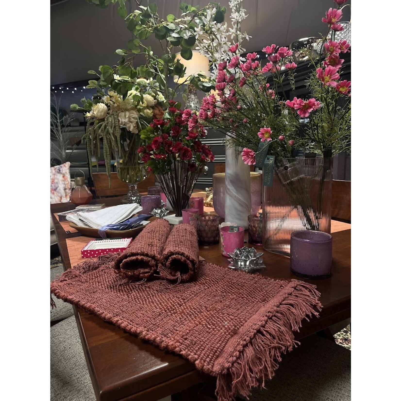 Napa Home and Garden Pink Cosmos Faux Stem 25"