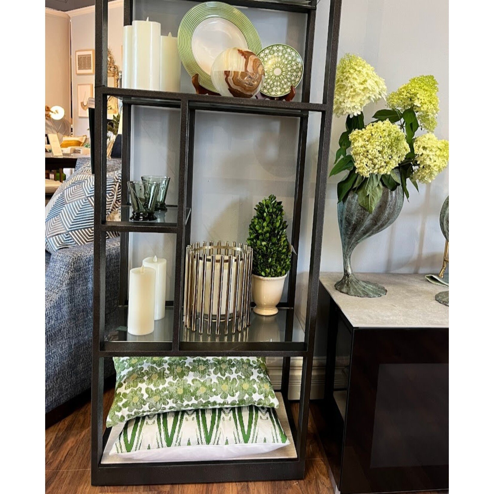 Tozai Hurricane Steel & Glass Pillar Candleholder - Small