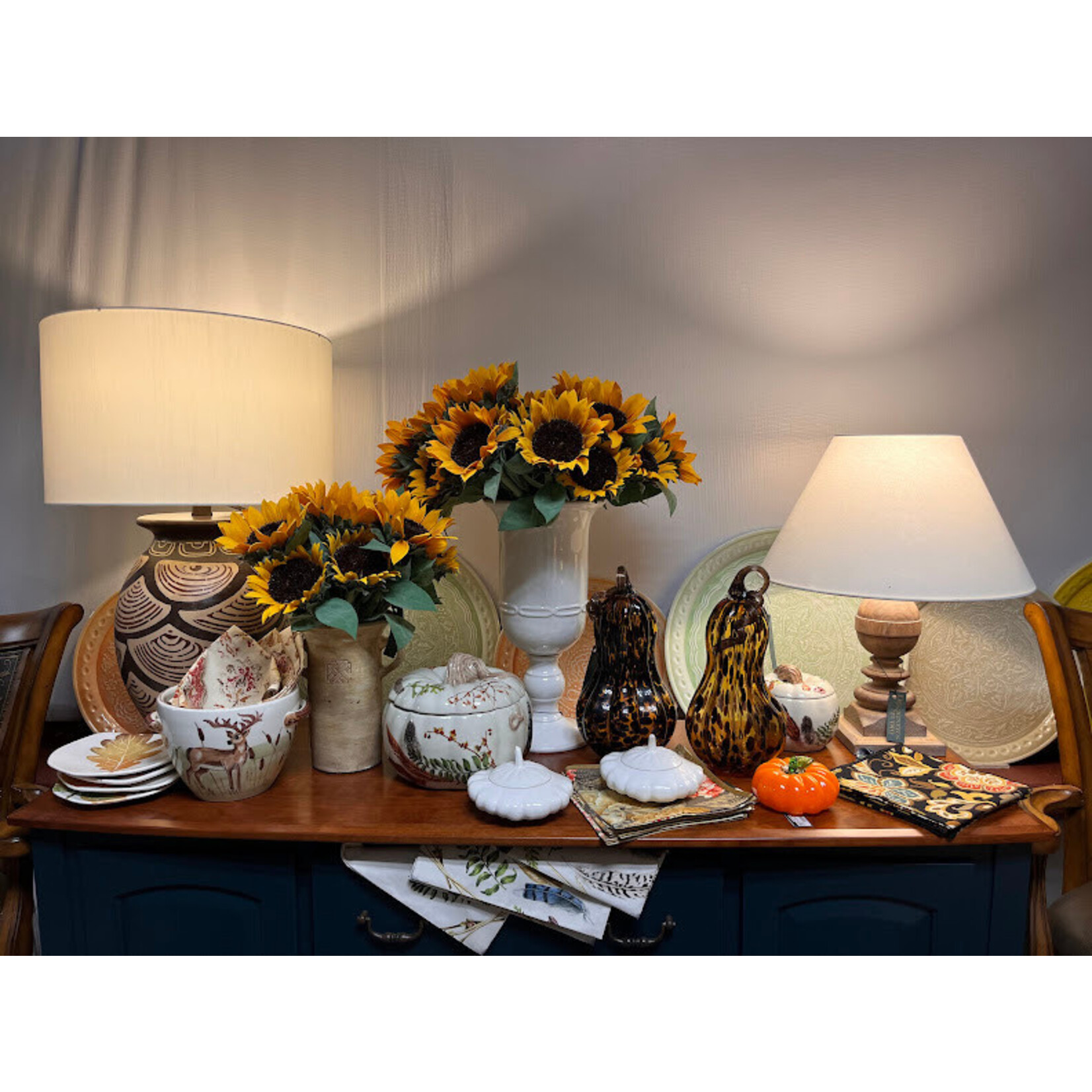 Juliska Forest Walk Cafe Au Lait Ceramic Pumpkin Jar