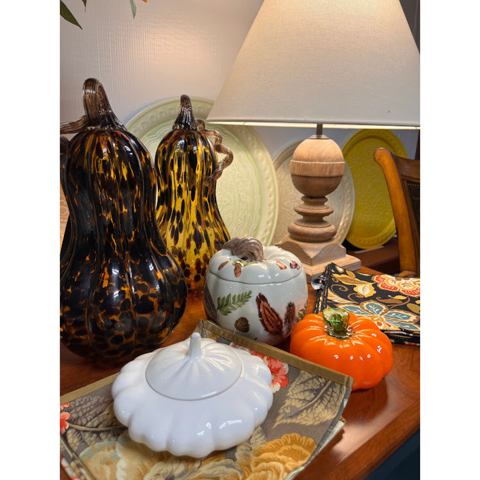 Carole Stupell LTD Vintage Fitz & Floyd Covered Squash Box
