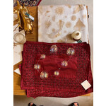 Saro Trading Company Beaded Burgundy Placemat