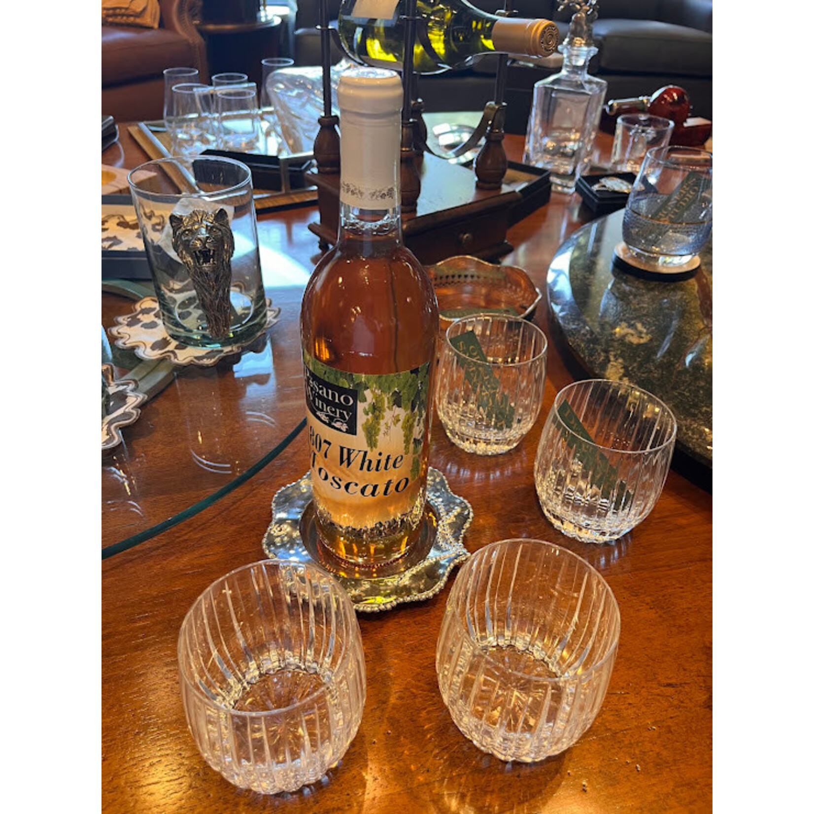 Mariposa Sueno Wine Plate Coaster
