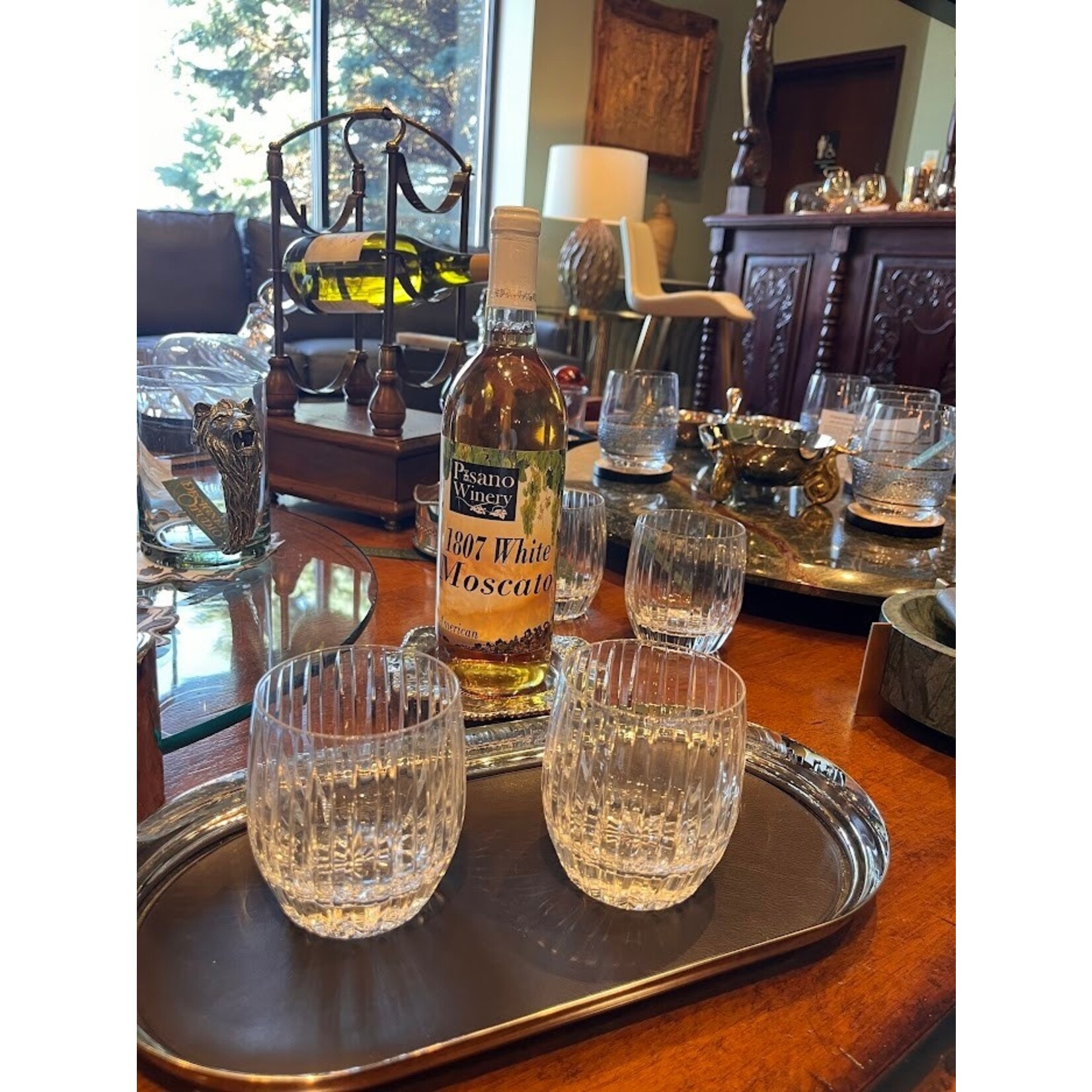 Vietri Natalia Double Old Fashioned Glass