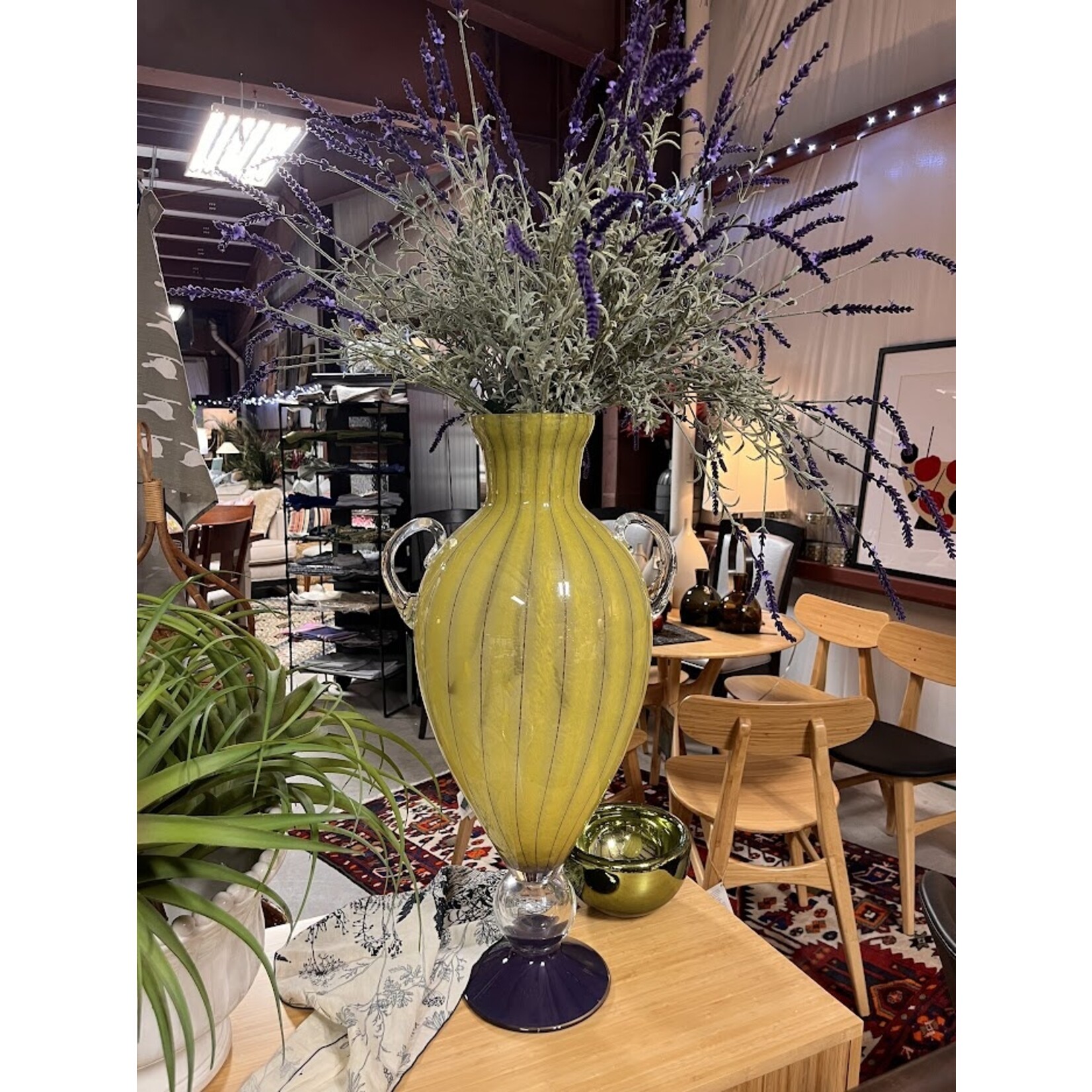 Napa Home and Garden French Lavender Faux Bush 34" Stem