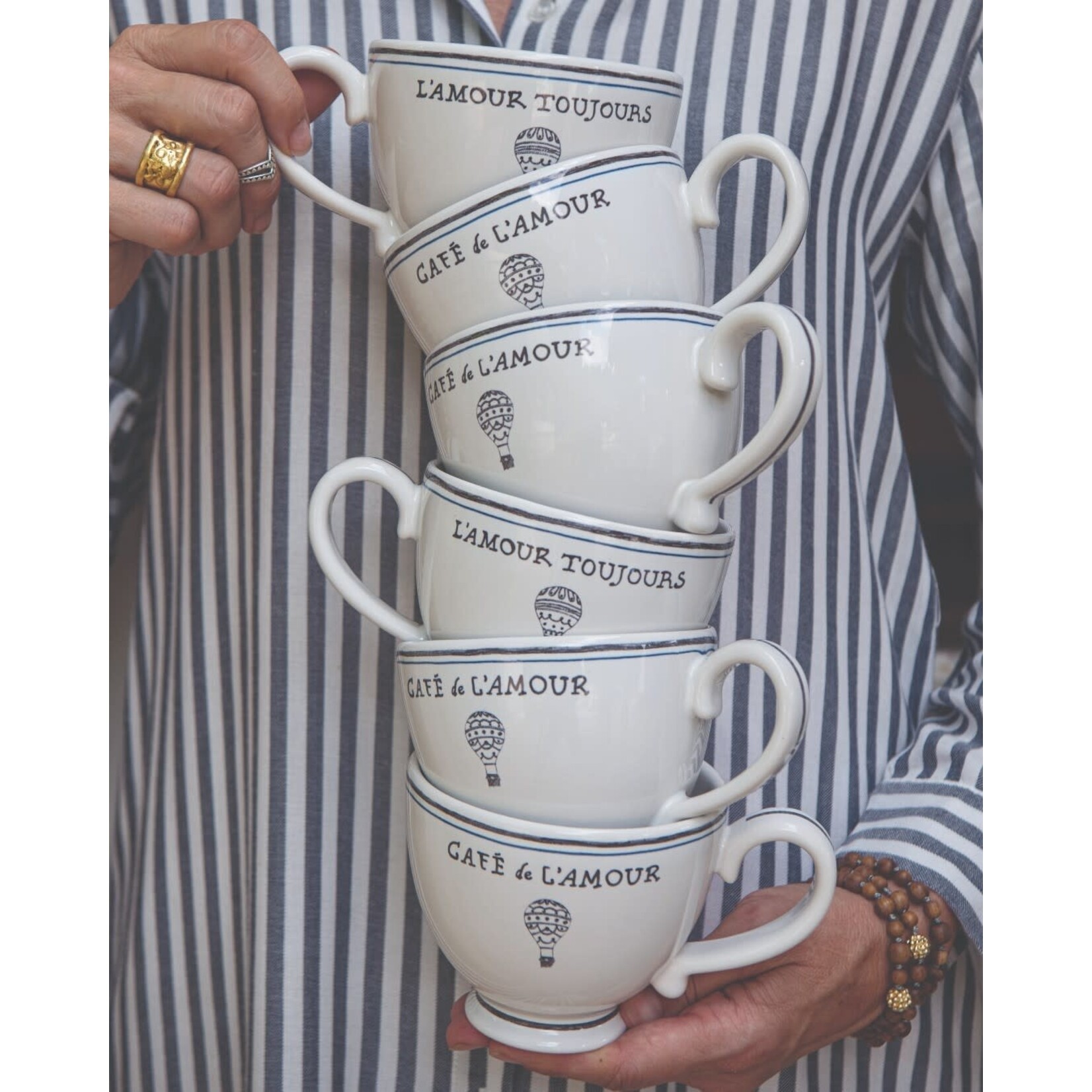 Juliska L'Amour Toujours Breakfast Coffee Cup