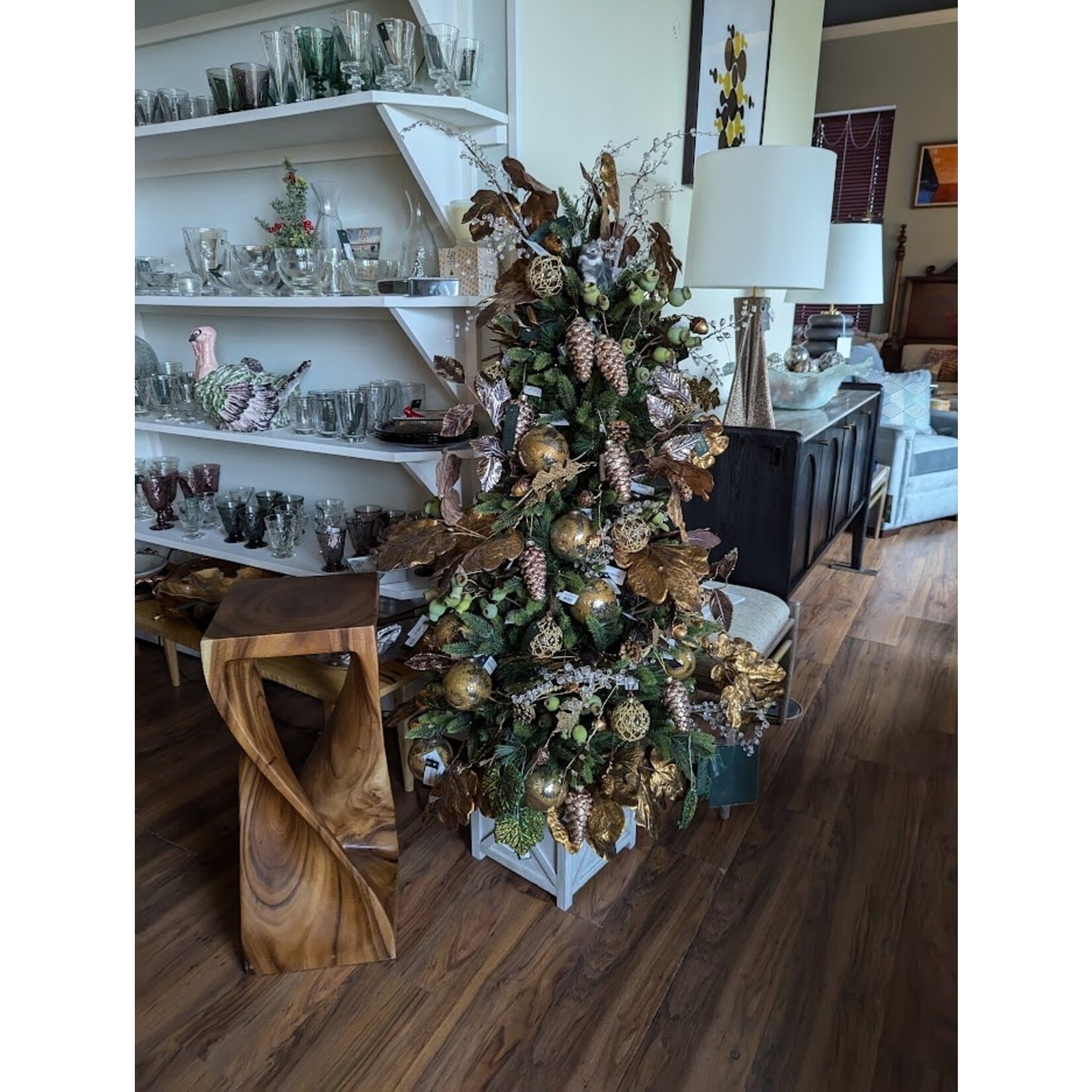 Winward Floral & Seasonal Decor Artificial Eucalyptus Green Pod Spray Branch 24.5"