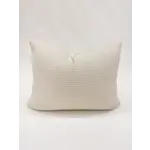 Anaya Cotton Waffle Weave Dutch Euro Pillow w Down Alt Insert Beige 28x36